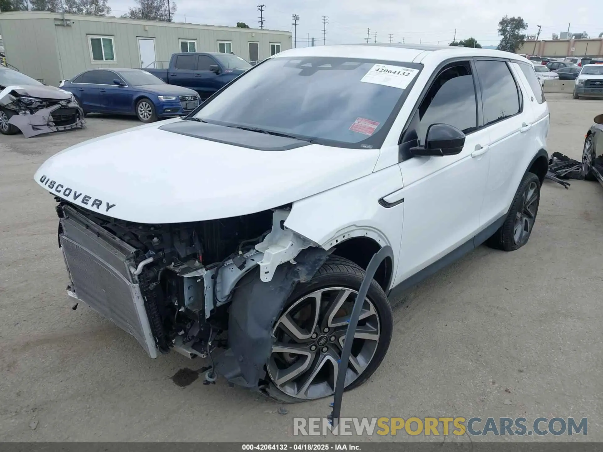 2 Photograph of a damaged car SALCJ2FX0MH883074 LAND ROVER DISCOVERY SPORT 2021