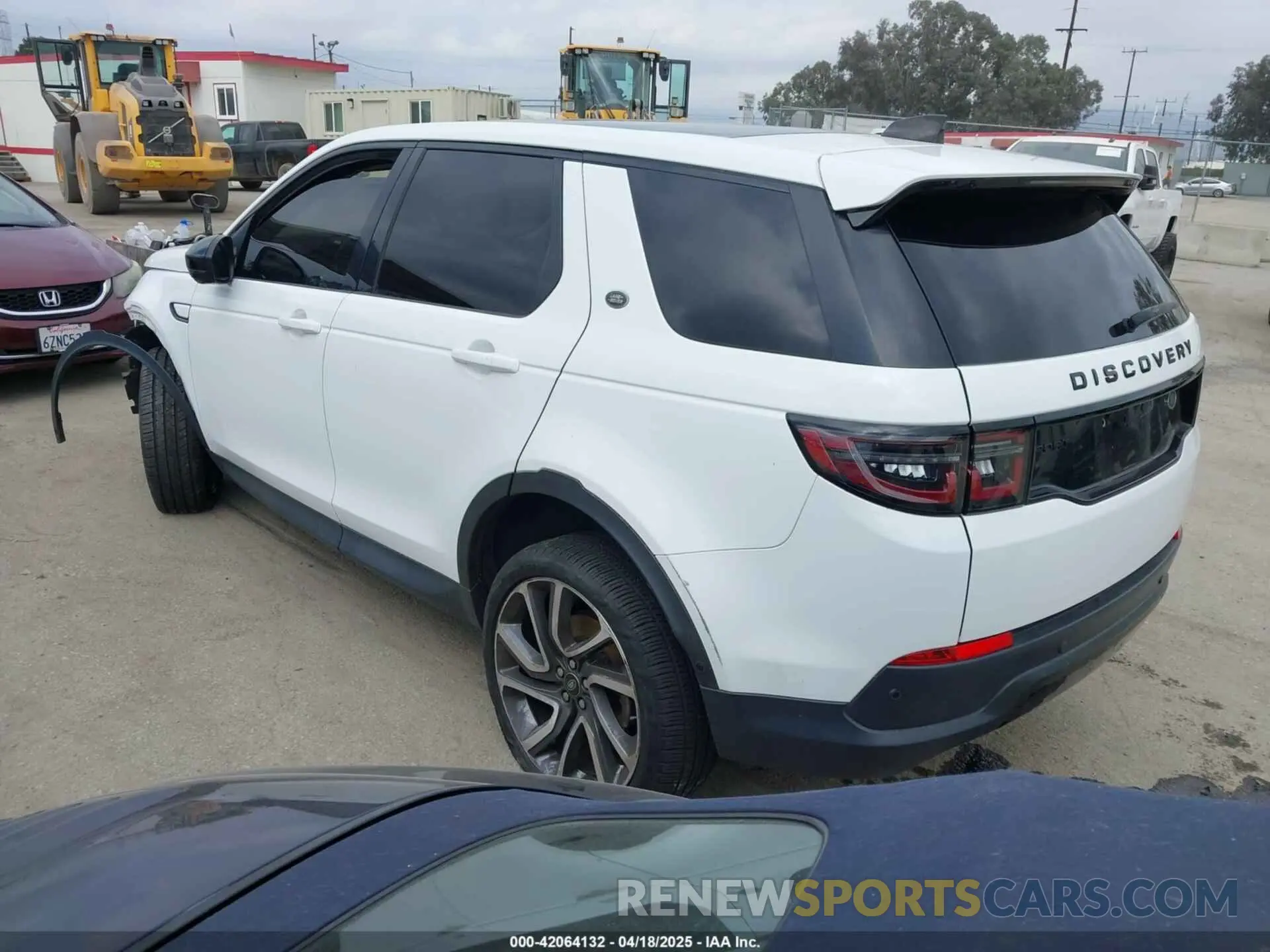 3 Photograph of a damaged car SALCJ2FX0MH883074 LAND ROVER DISCOVERY SPORT 2021