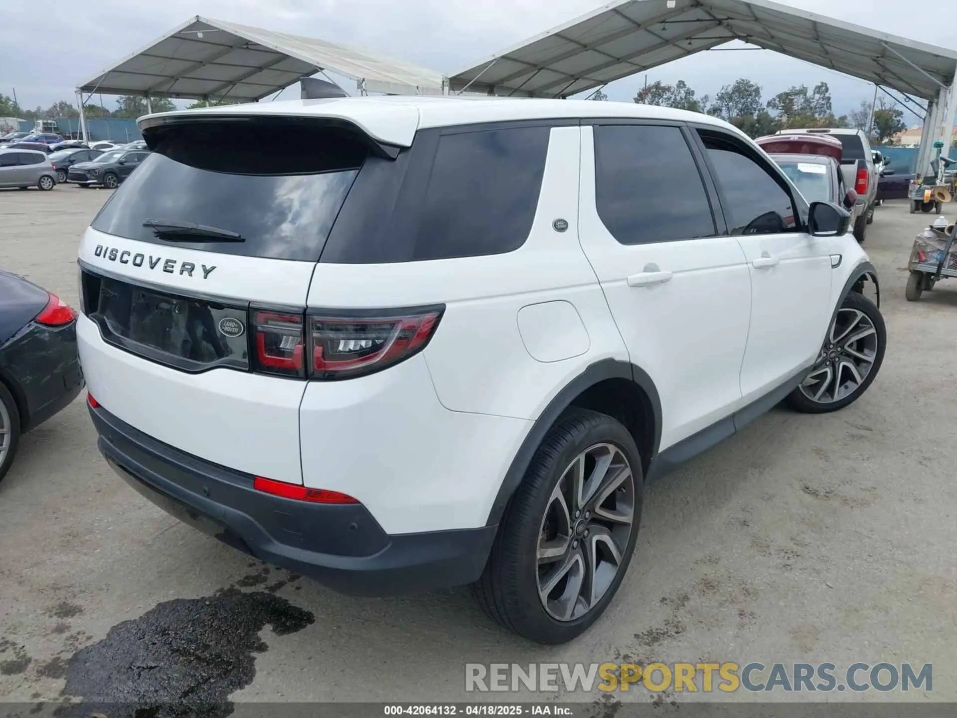 4 Photograph of a damaged car SALCJ2FX0MH883074 LAND ROVER DISCOVERY SPORT 2021