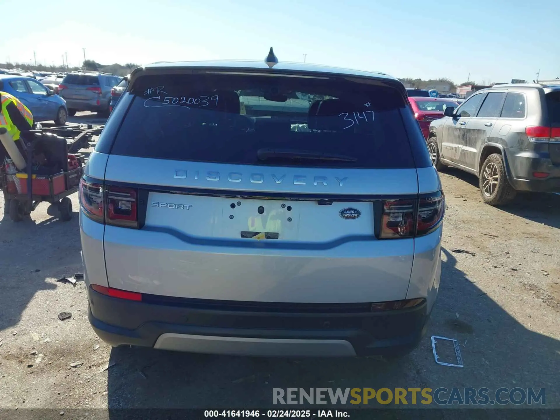 16 Photograph of a damaged car SALCJ2FX4MH903147 LAND ROVER DISCOVERY SPORT 2021