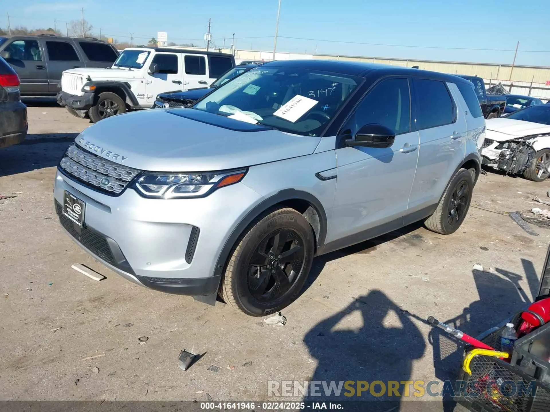 2 Photograph of a damaged car SALCJ2FX4MH903147 LAND ROVER DISCOVERY SPORT 2021