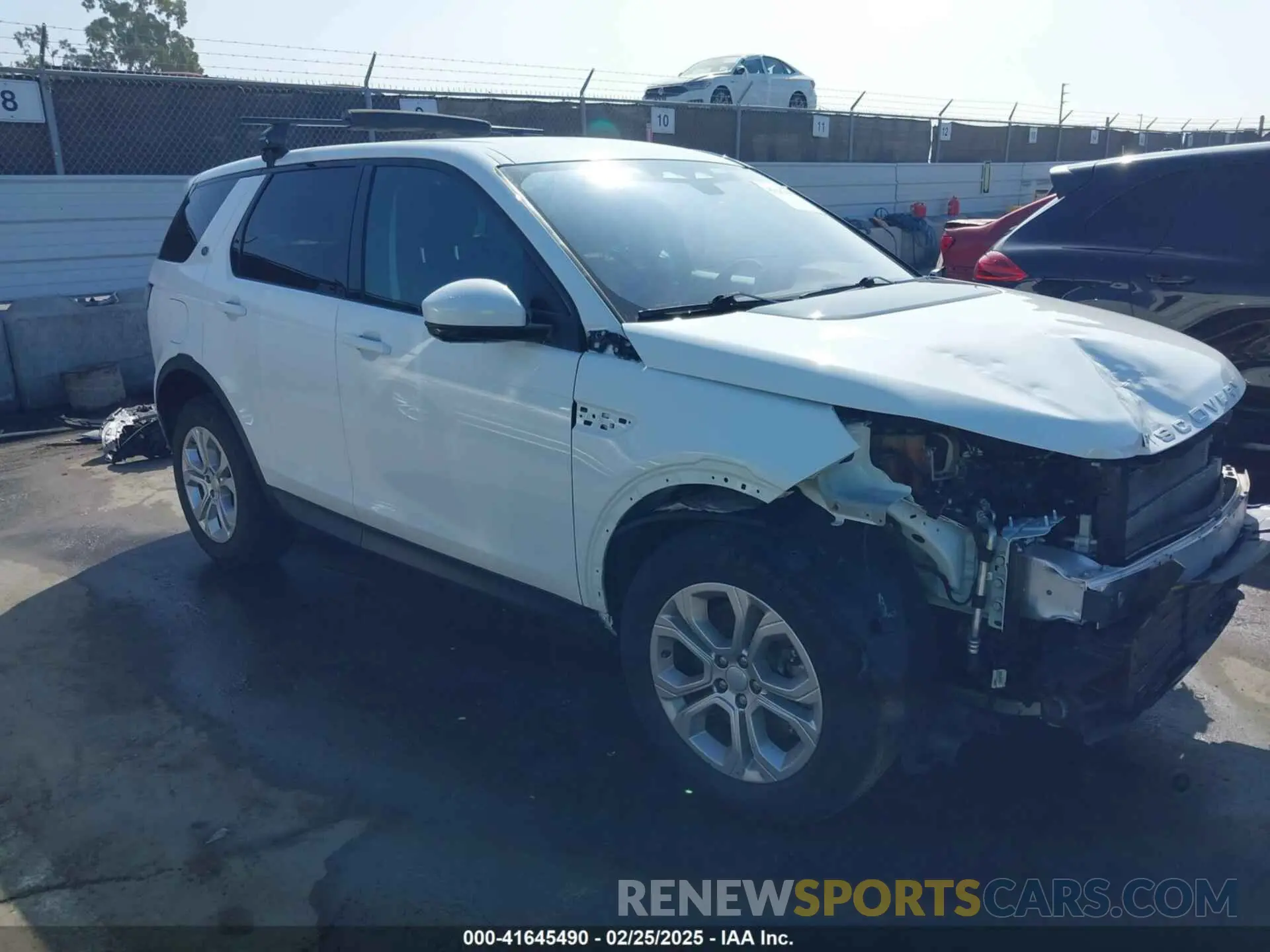 1 Photograph of a damaged car SALCJ2FX5MH889260 LAND ROVER DISCOVERY SPORT 2021