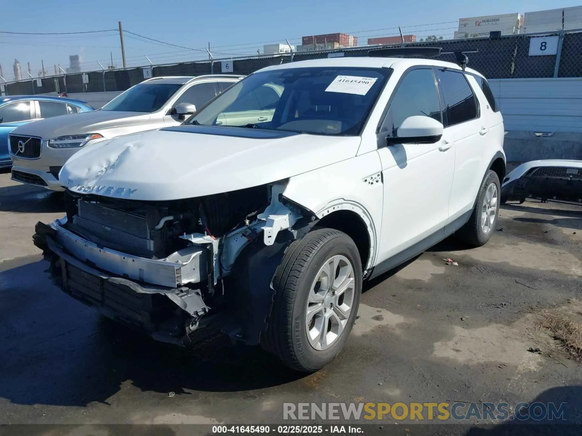 2 Photograph of a damaged car SALCJ2FX5MH889260 LAND ROVER DISCOVERY SPORT 2021