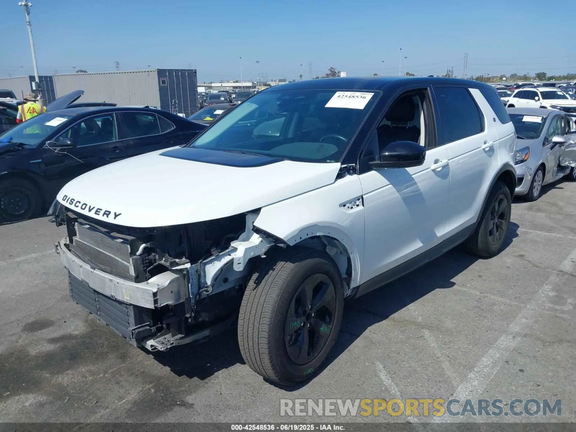 2 Photograph of a damaged car SALCJ2FX3NH905800 LAND ROVER DISCOVERY SPORT 2022