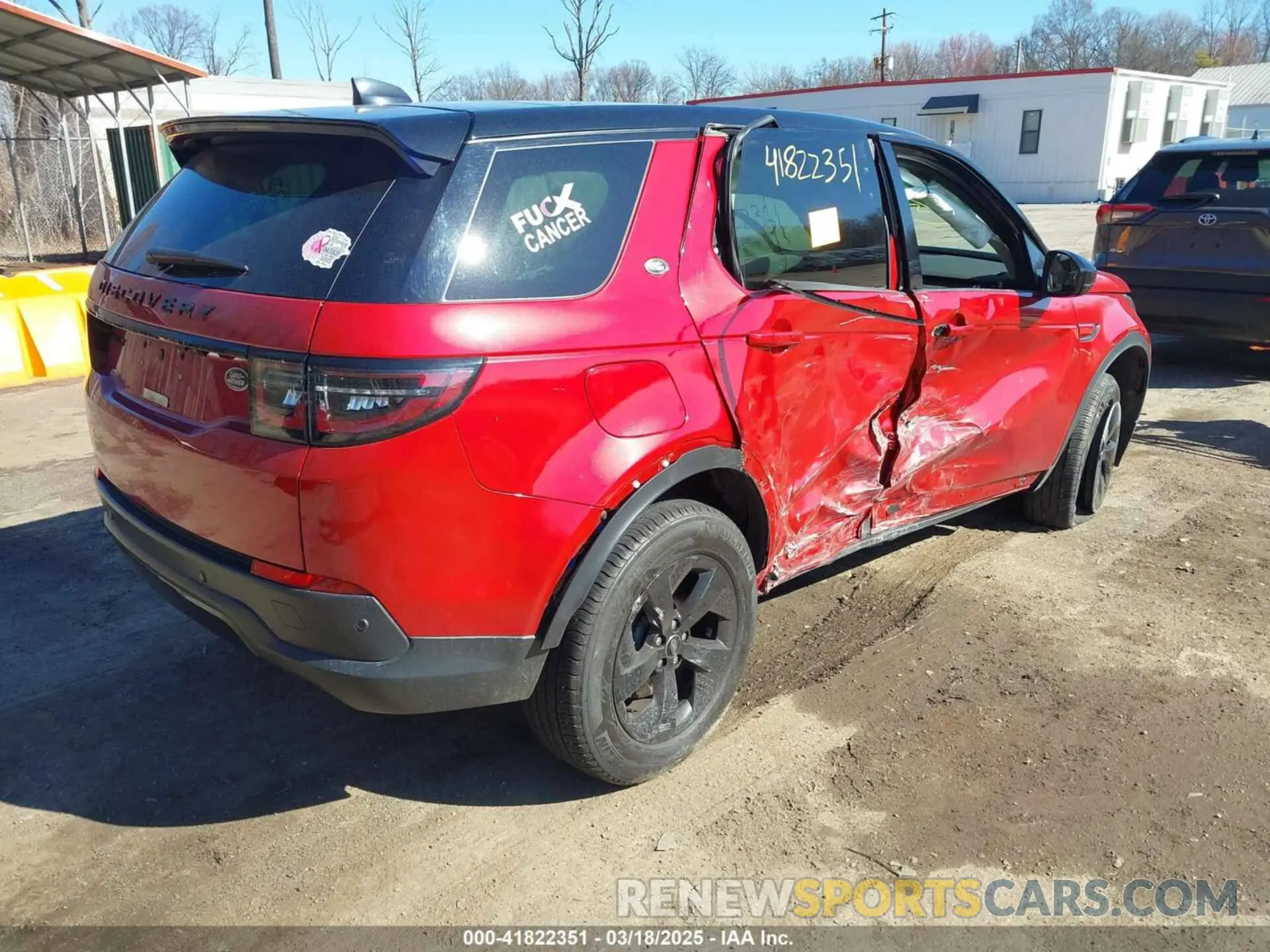 4 Photograph of a damaged car SALCJ2FX3PH322100 LAND ROVER DISCOVERY SPORT 2023