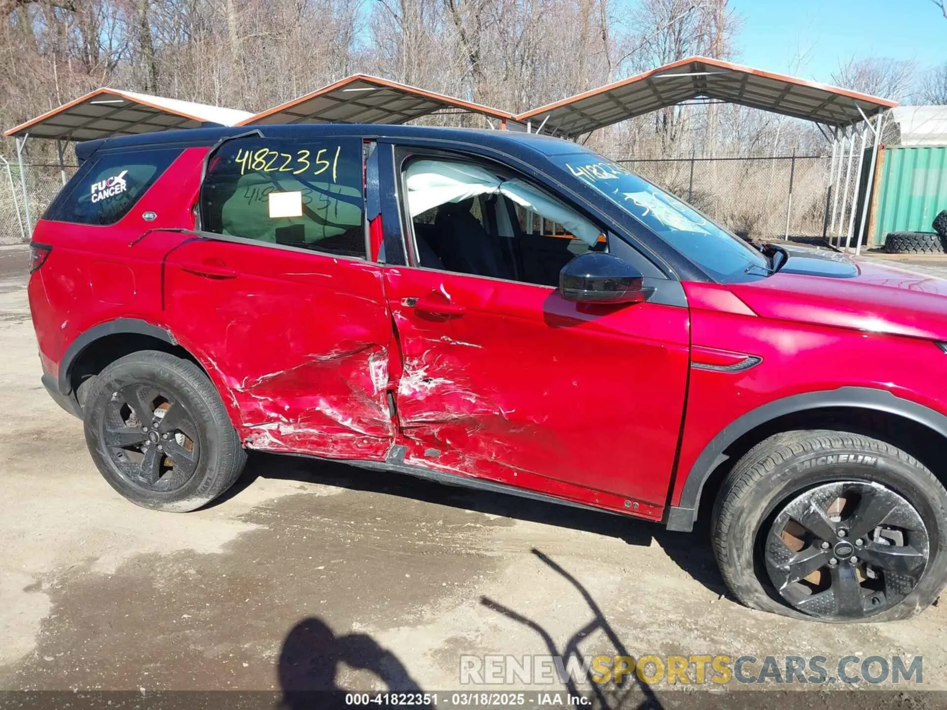 6 Photograph of a damaged car SALCJ2FX3PH322100 LAND ROVER DISCOVERY SPORT 2023