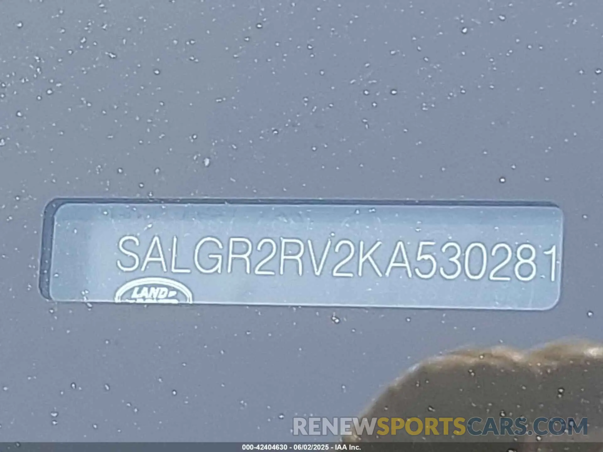 12 Photograph of a damaged car SALGR2RV2KA530281 LAND ROVER RANGE ROVER 2019
