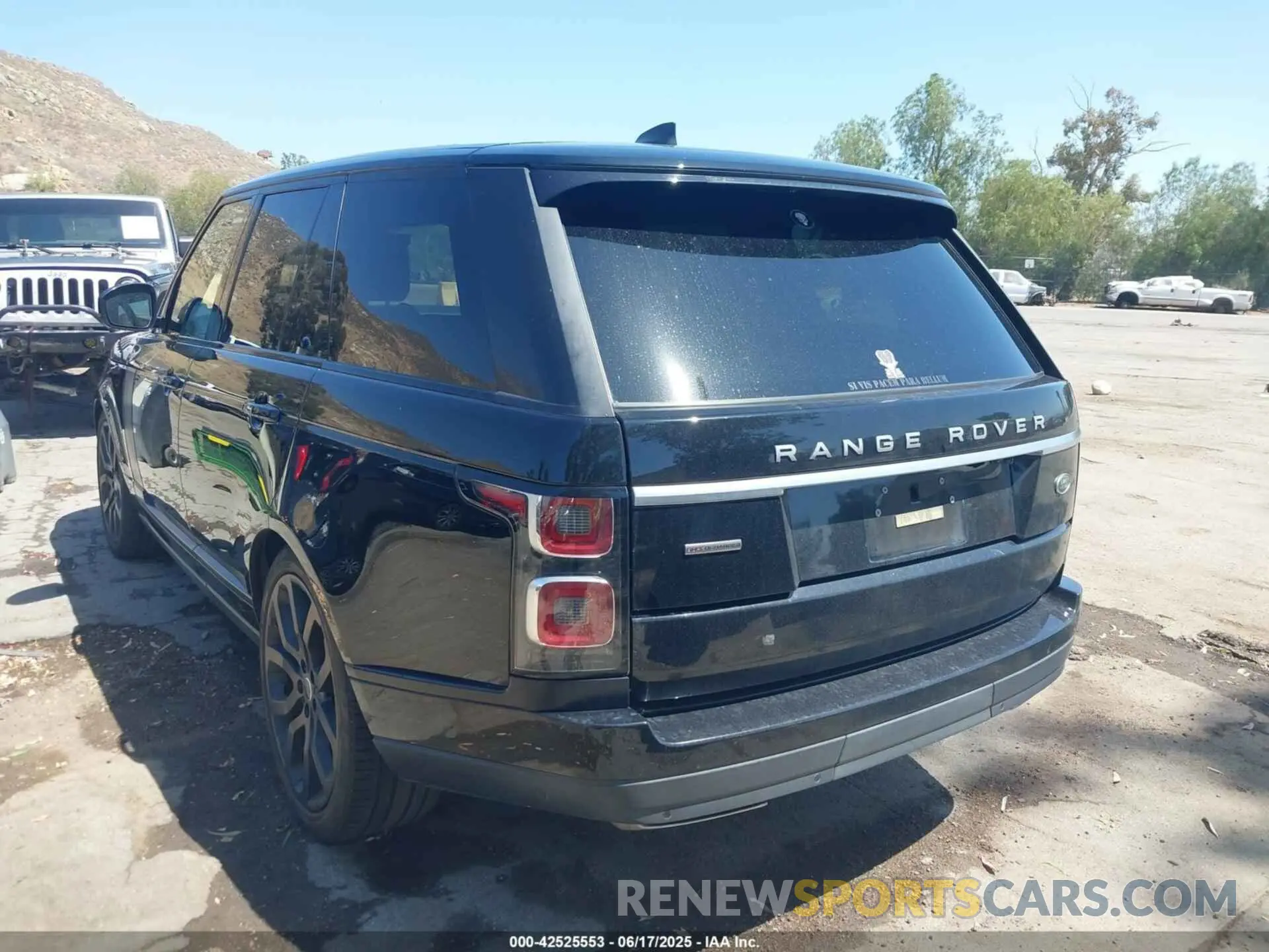 3 Photograph of a damaged car SALGS2RE3KA525210 LAND ROVER RANGE ROVER 2019
