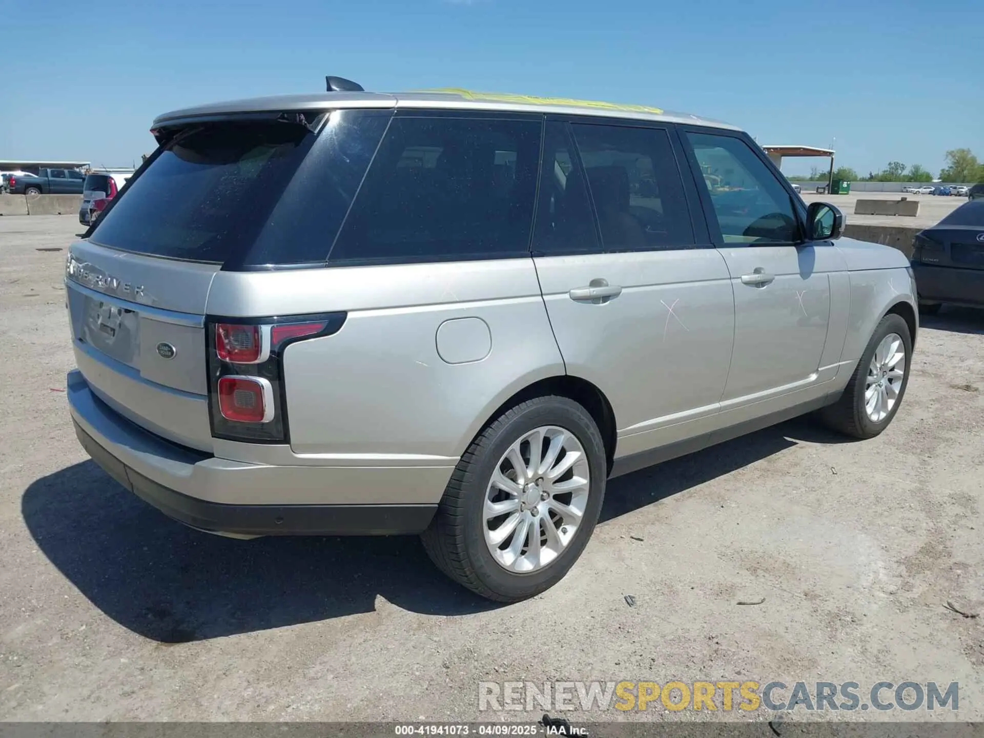 4 Photograph of a damaged car SALGS2RE9KA520688 LAND ROVER RANGE ROVER 2019