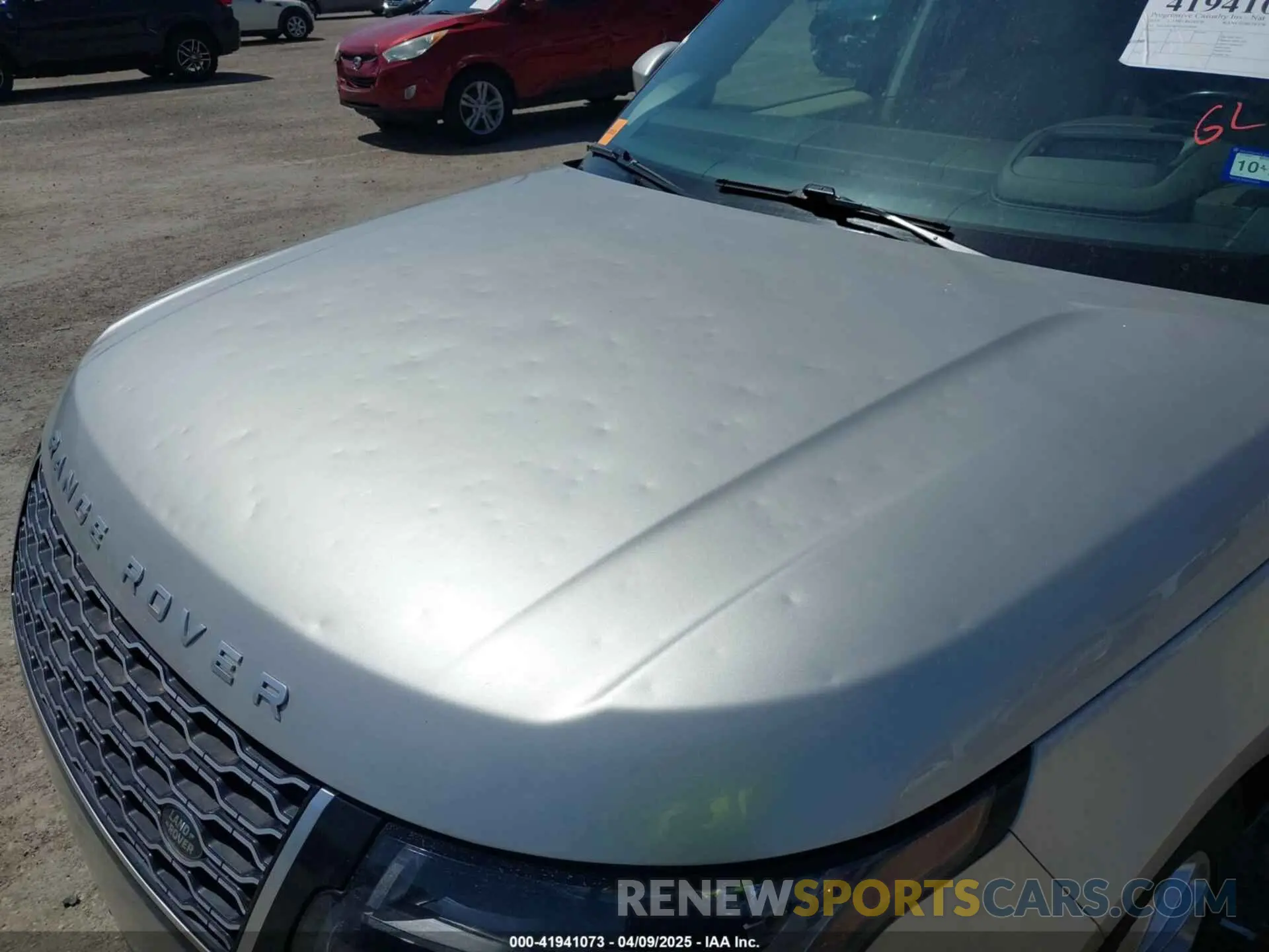 6 Photograph of a damaged car SALGS2RE9KA520688 LAND ROVER RANGE ROVER 2019