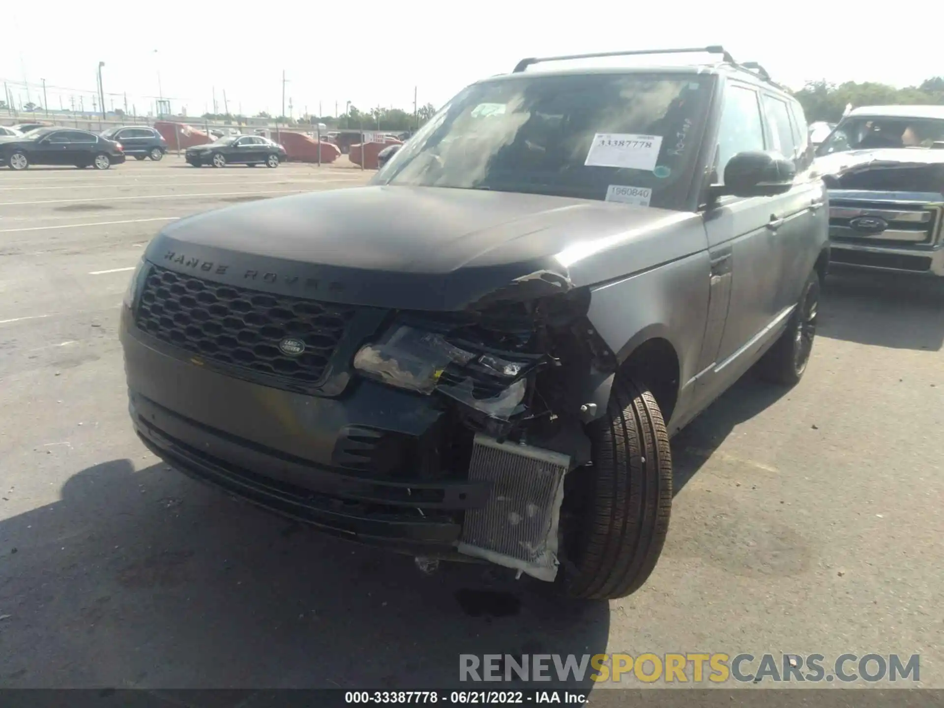 2 Photograph of a damaged car SALGS2REXKA532171 LAND ROVER RANGE ROVER 2019