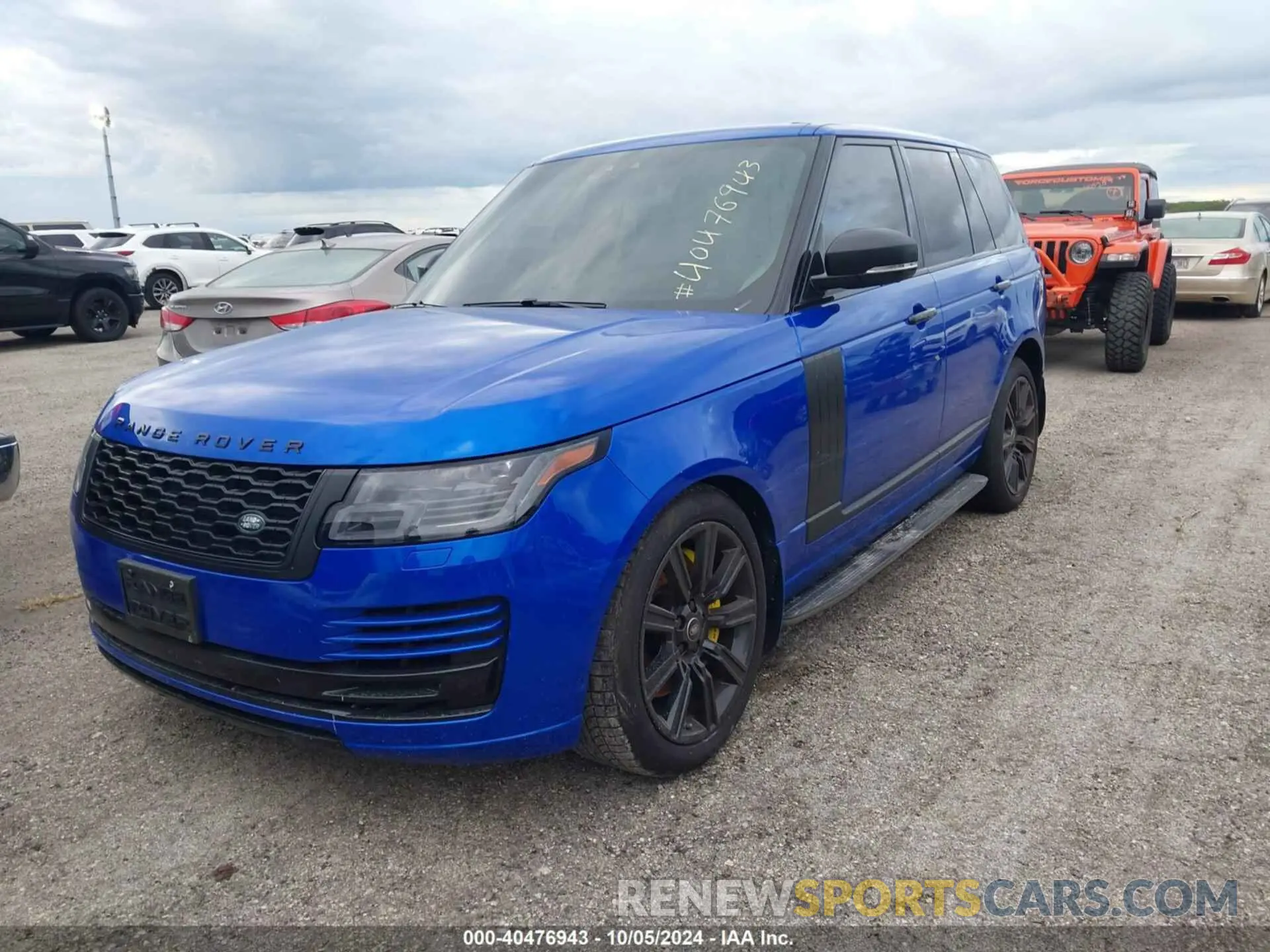 2 Photograph of a damaged car SALGS2REXKA563937 LAND ROVER RANGE ROVER 2019