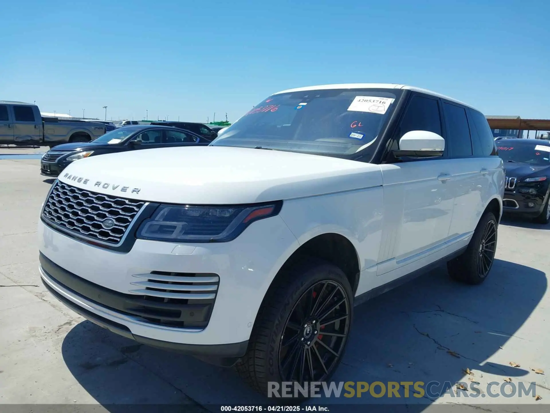 2 Photograph of a damaged car SALGS2SV5KA542892 LAND ROVER RANGE ROVER 2019