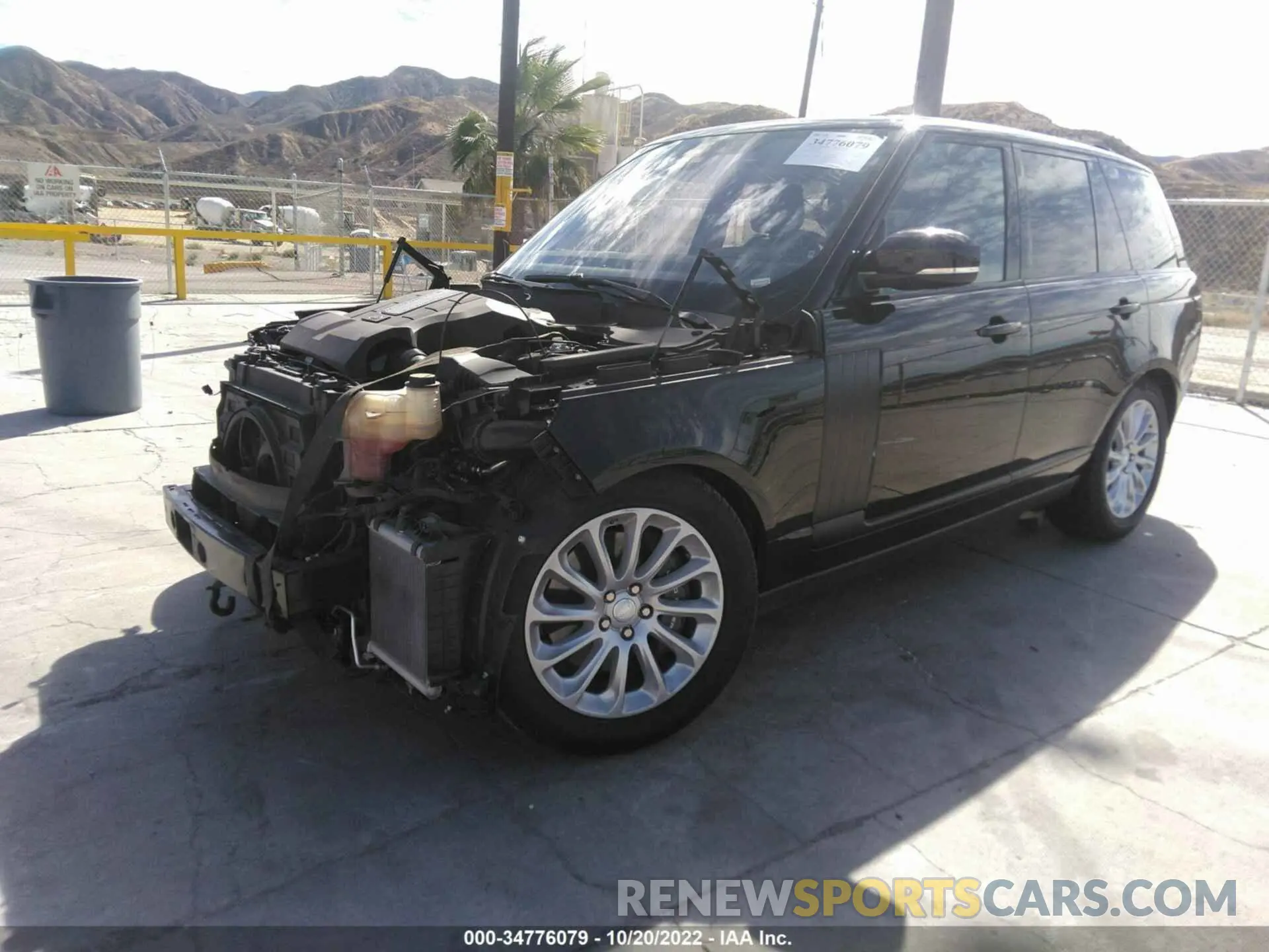 2 Photograph of a damaged car SALGS2SV7KA542876 LAND ROVER RANGE ROVER 2019