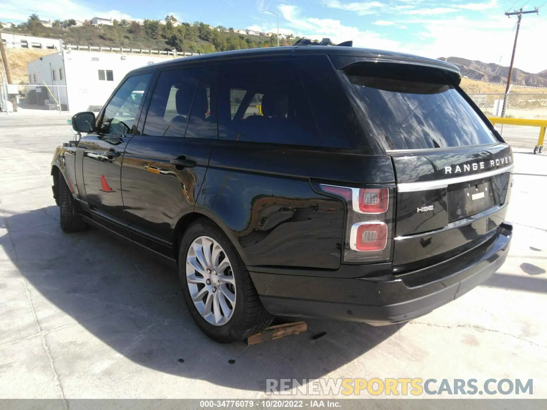 3 Photograph of a damaged car SALGS2SV7KA542876 LAND ROVER RANGE ROVER 2019