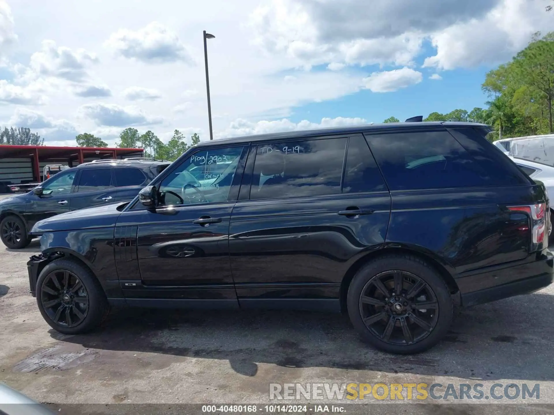15 Photograph of a damaged car SALGS5RE1KA536921 LAND ROVER RANGE ROVER 2019