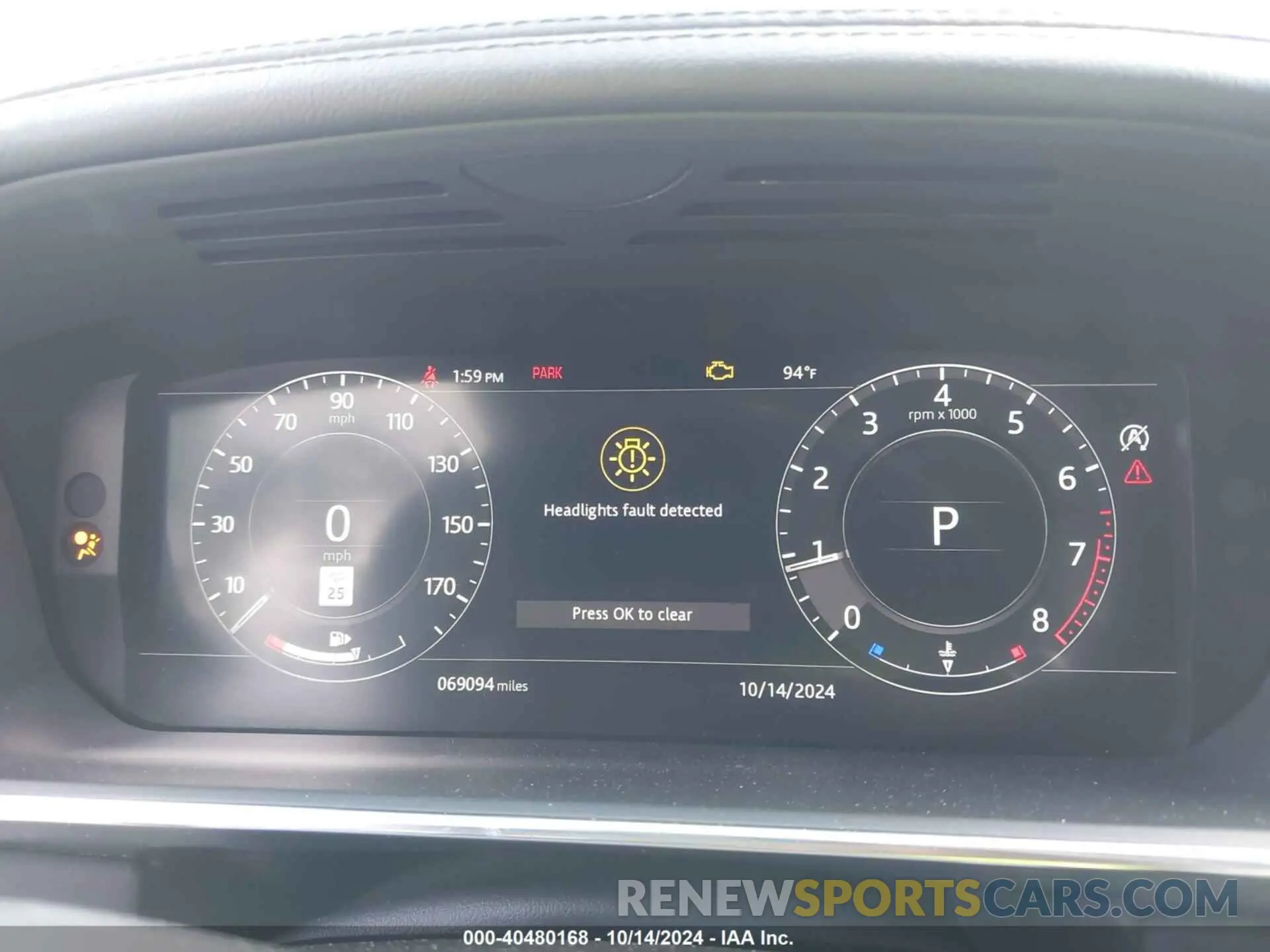 7 Photograph of a damaged car SALGS5RE1KA536921 LAND ROVER RANGE ROVER 2019