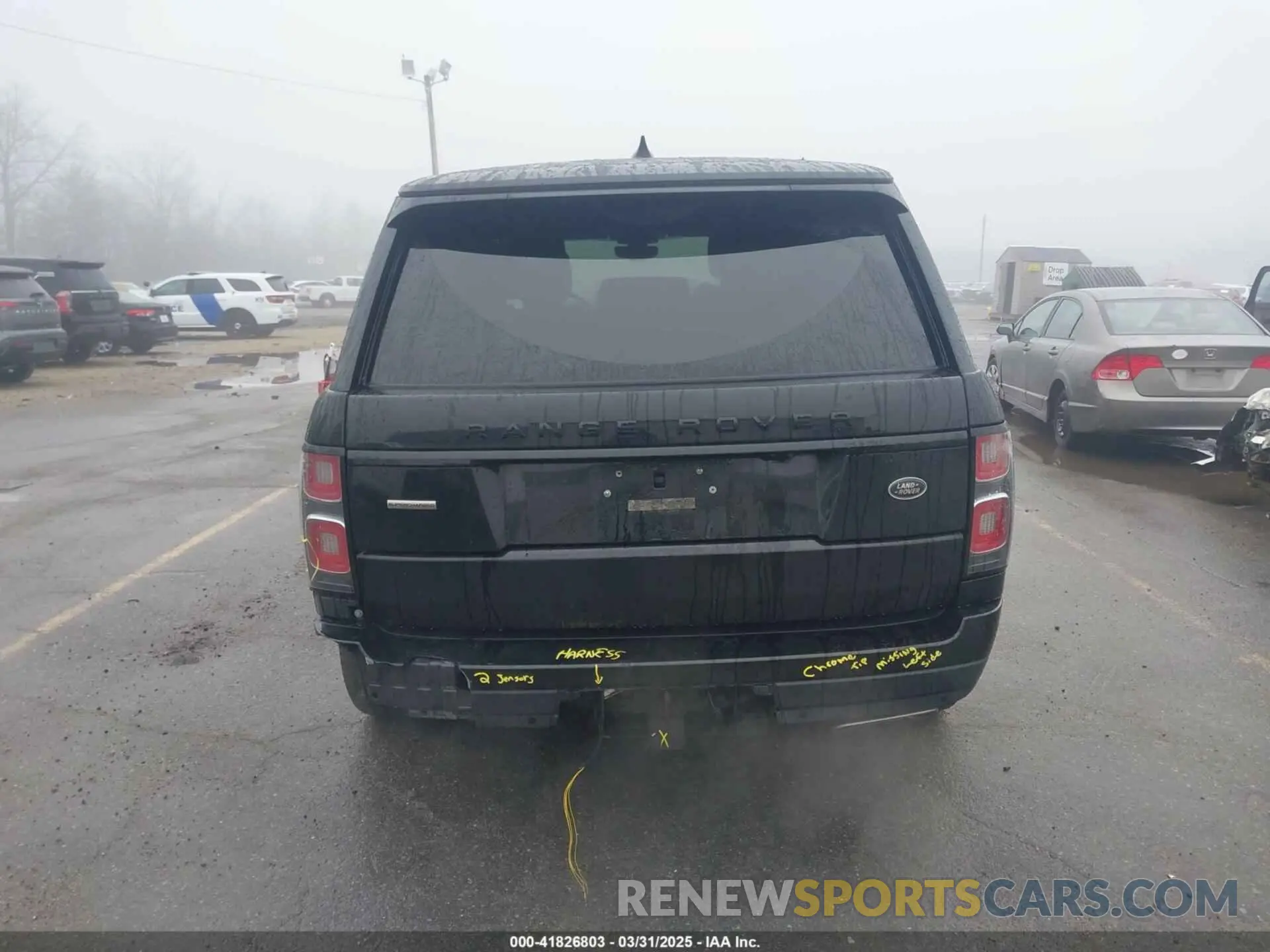 16 Photograph of a damaged car SALGS5RE6KA559112 LAND ROVER RANGE ROVER 2019