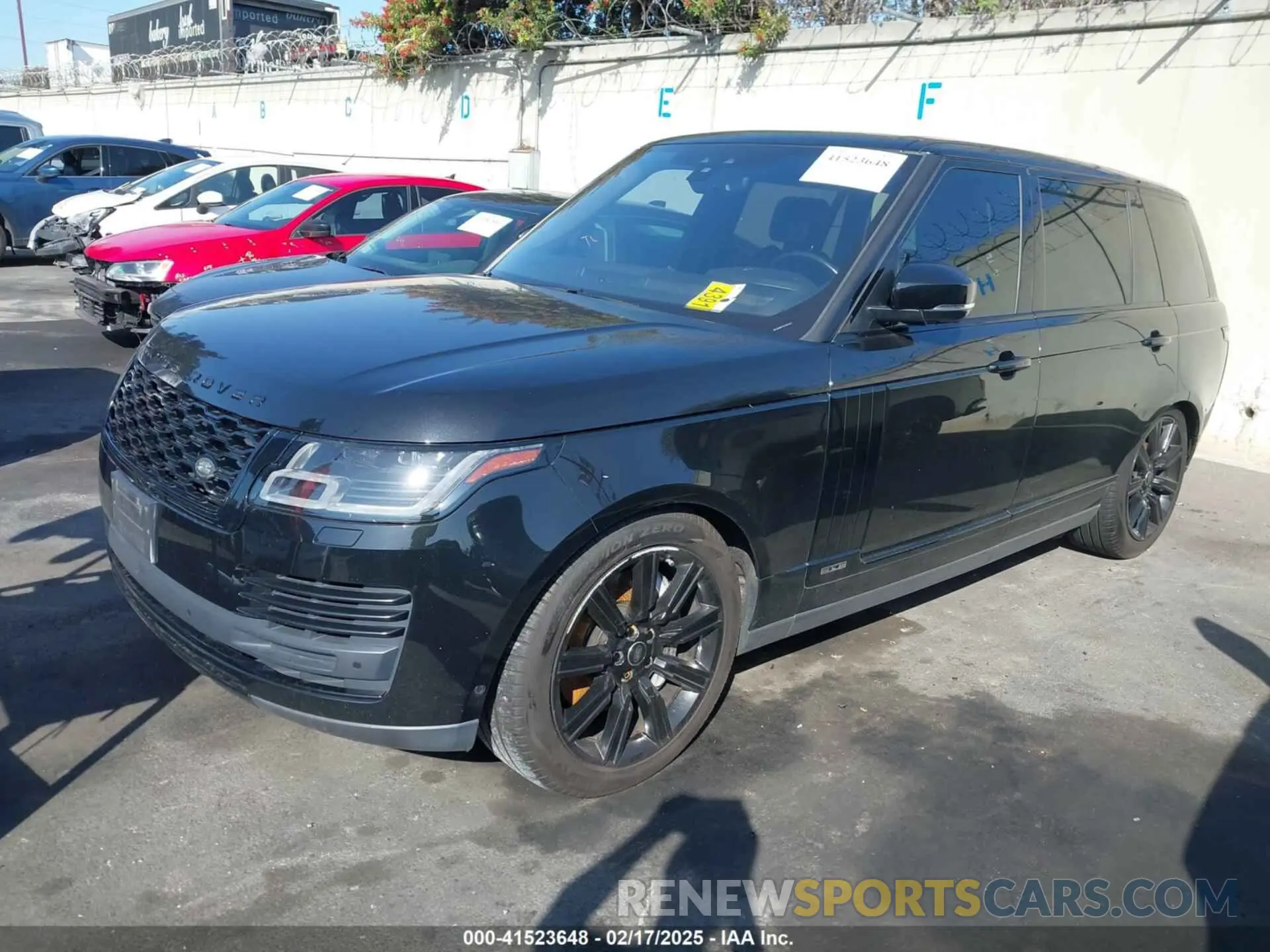 2 Photograph of a damaged car SALGS5RE7KA547860 LAND ROVER RANGE ROVER 2019