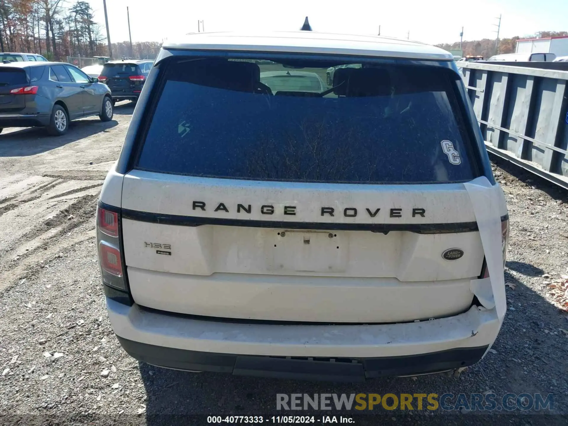 16 Photograph of a damaged car SALGS5SE7LA571328 LAND ROVER RANGE ROVER 2020
