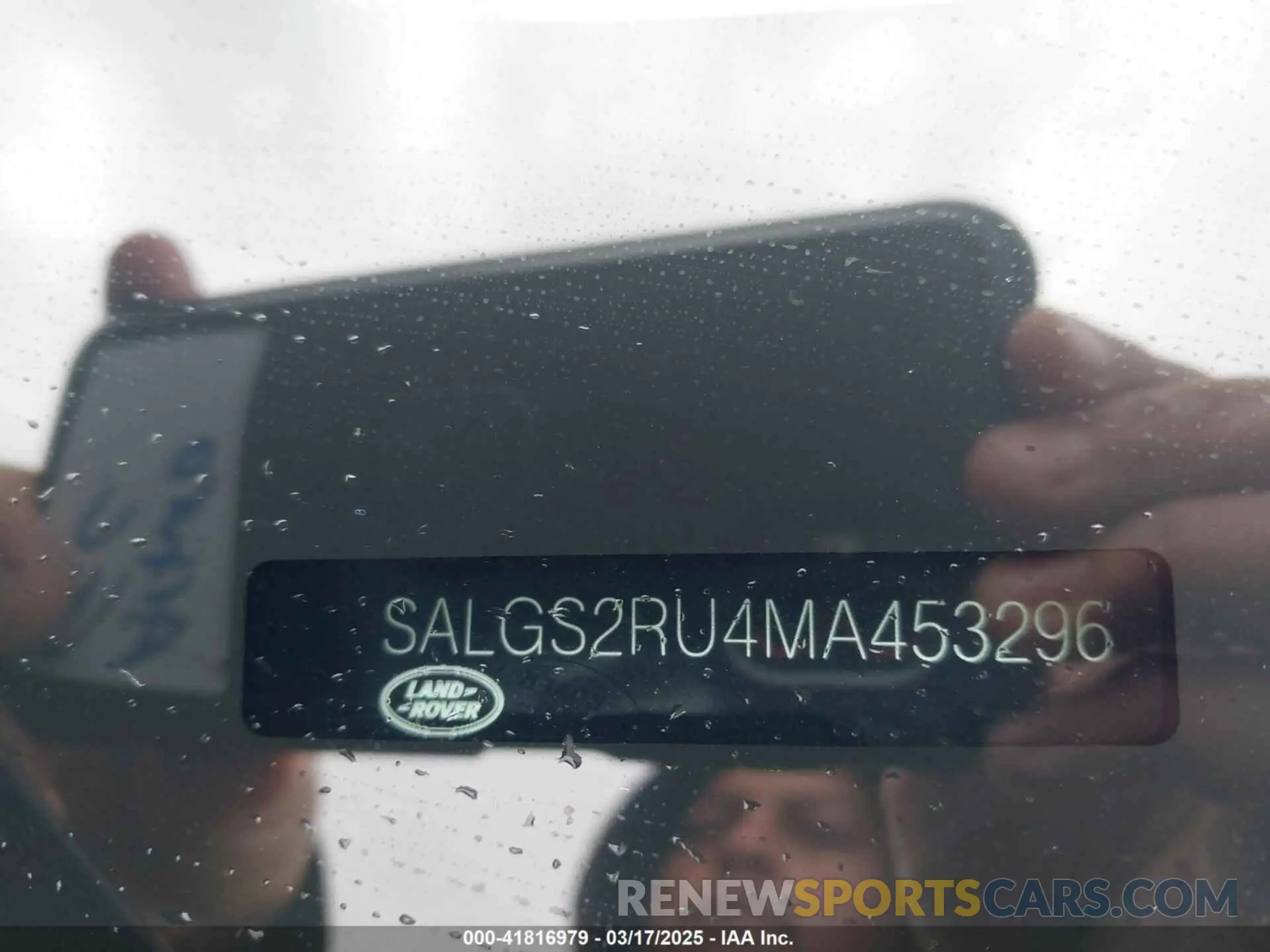 9 Photograph of a damaged car SALGS2RU4MA453296 LAND ROVER RANGE ROVER 2021