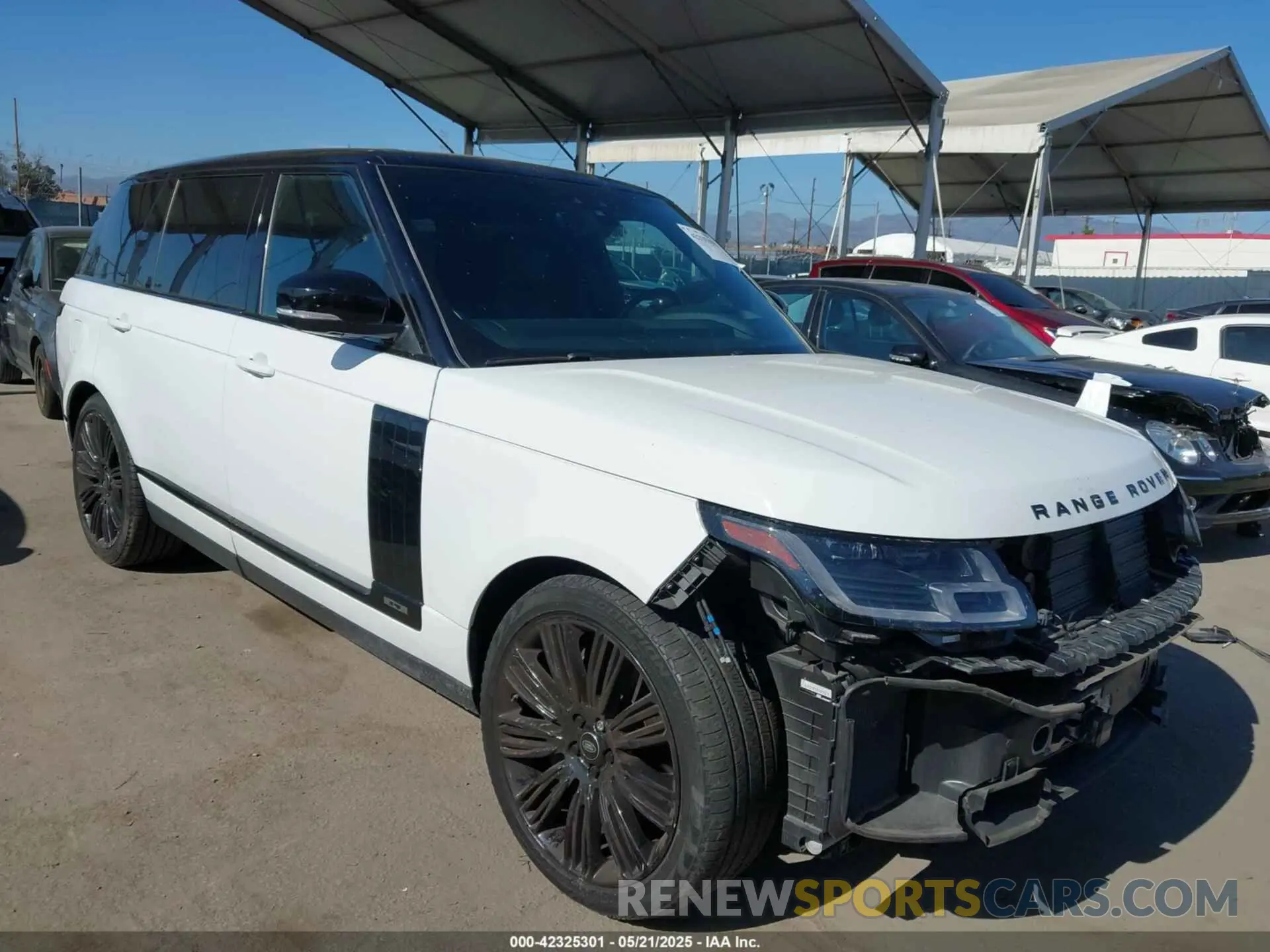 1 Photograph of a damaged car SALGS5SE7MA431958 LAND ROVER RANGE ROVER 2021