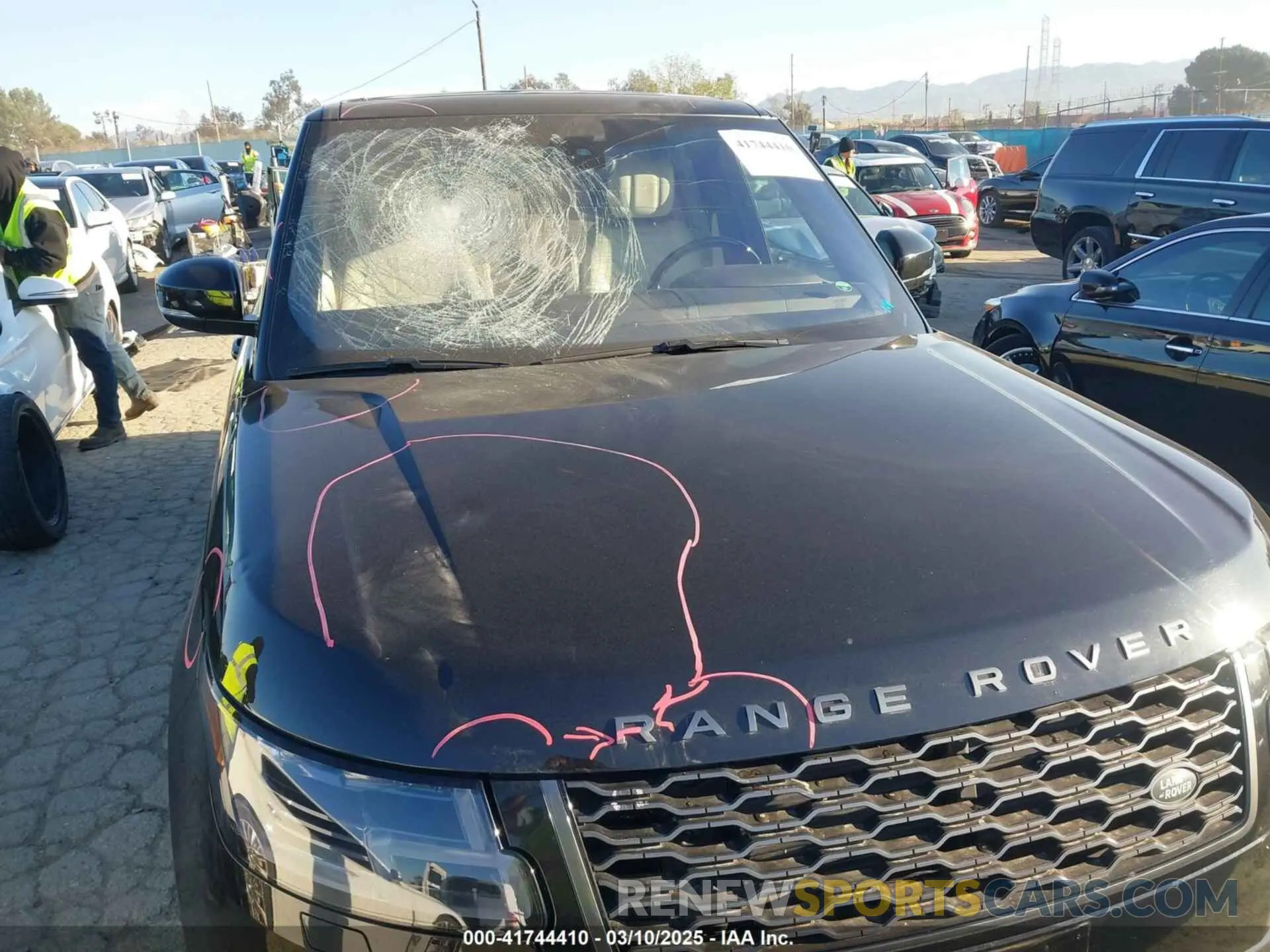 6 Photograph of a damaged car SALGR2SU2NA463588 LAND ROVER RANGE ROVER 2022