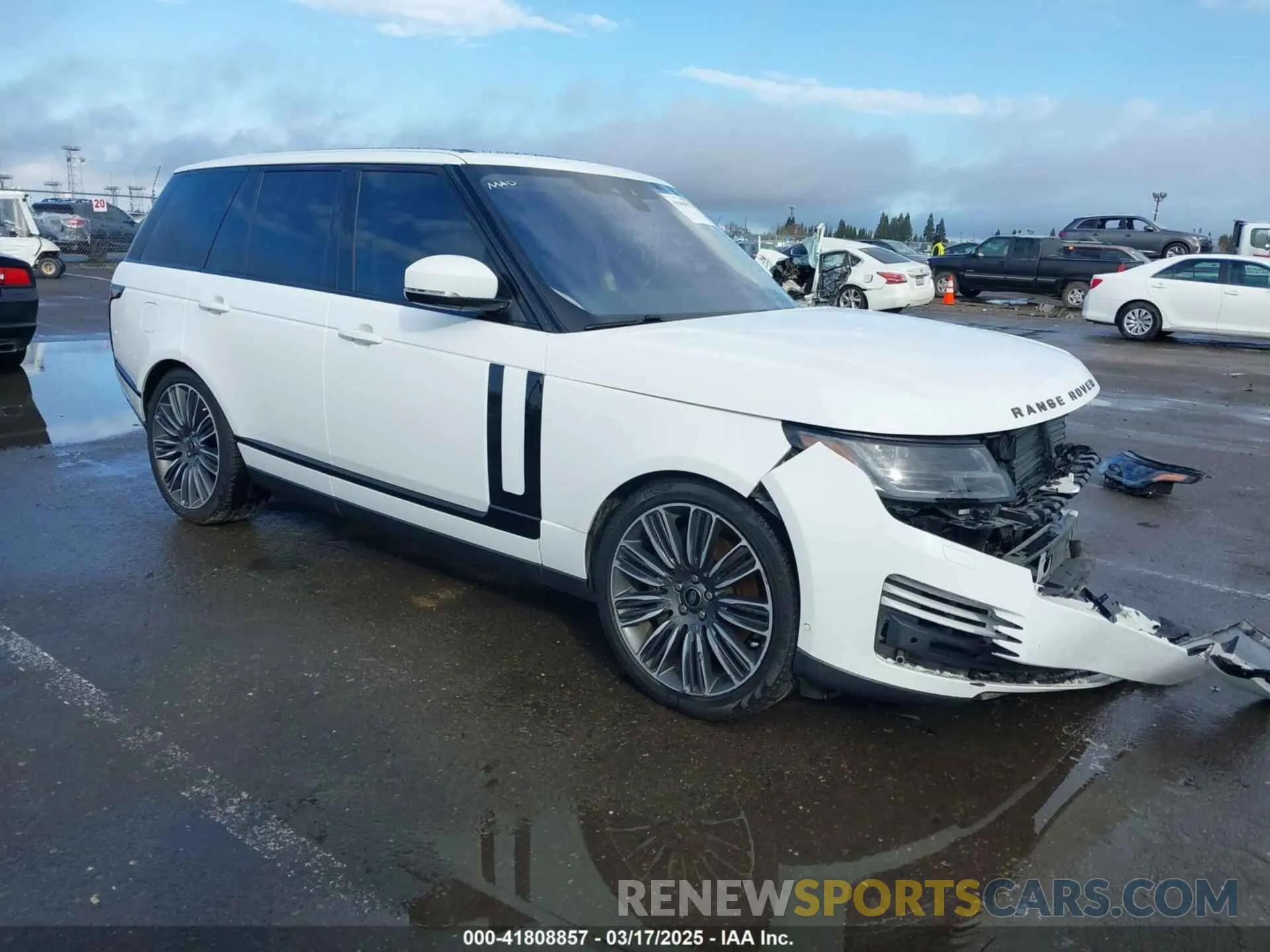 1 Photograph of a damaged car SALGS2RU0NA464488 LAND ROVER RANGE ROVER 2022