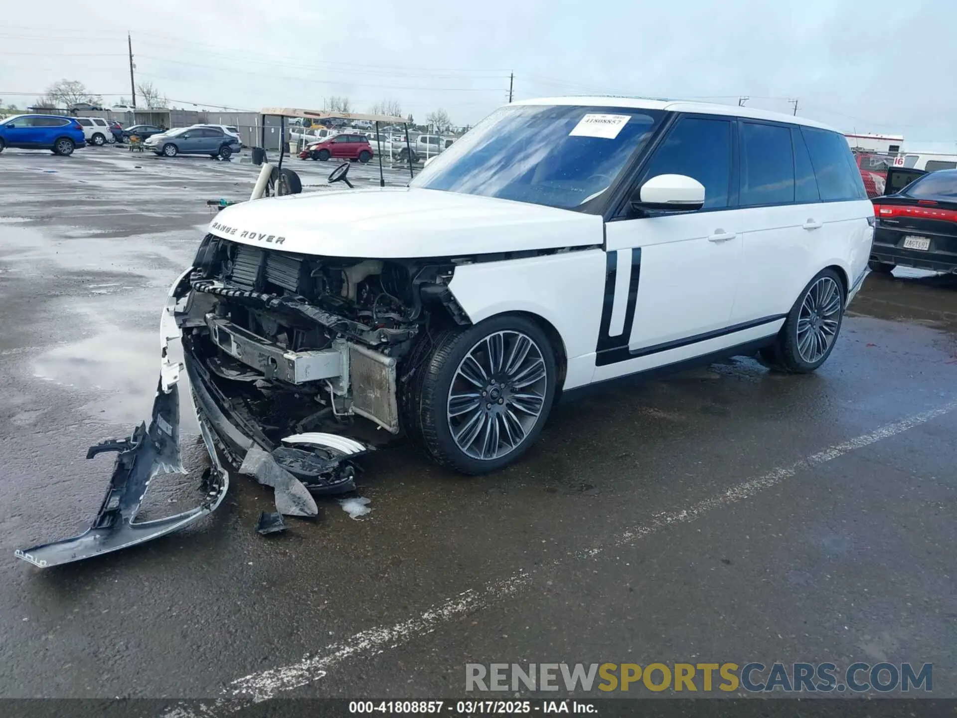 2 Photograph of a damaged car SALGS2RU0NA464488 LAND ROVER RANGE ROVER 2022