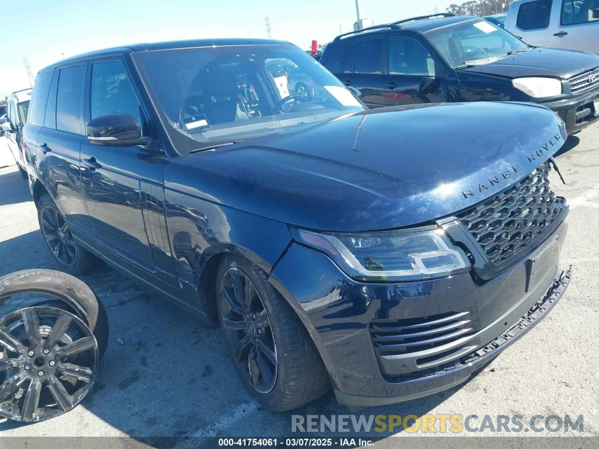 1 Photograph of a damaged car SALGS2RU8NA465517 LAND ROVER RANGE ROVER 2022