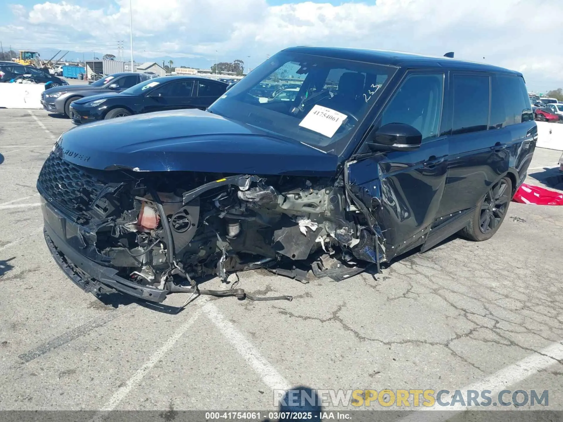 2 Photograph of a damaged car SALGS2RU8NA465517 LAND ROVER RANGE ROVER 2022