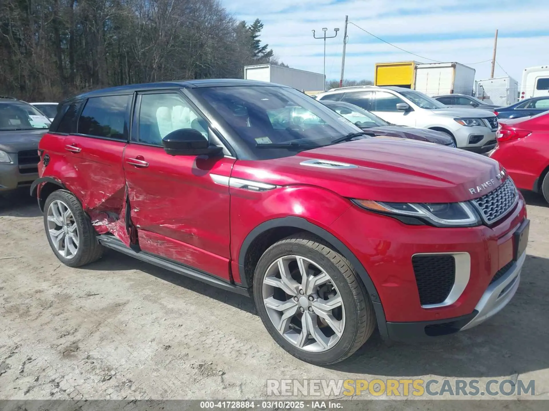 1 Photograph of a damaged car SALVE2SX7KH344113 LAND ROVER RANGE ROVER EVOQUE 2019