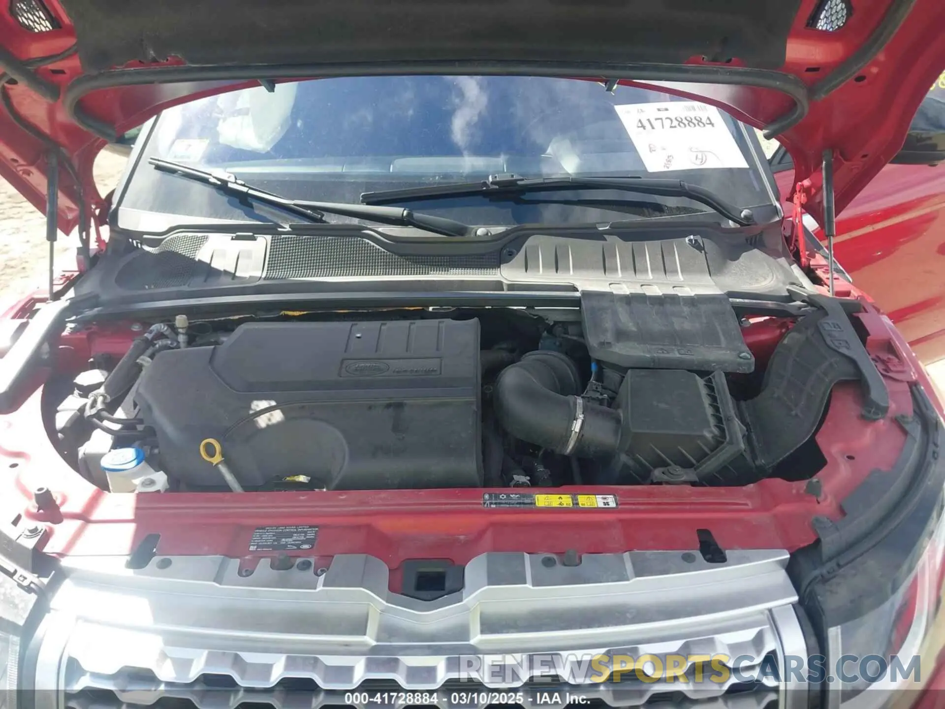 10 Photograph of a damaged car SALVE2SX7KH344113 LAND ROVER RANGE ROVER EVOQUE 2019
