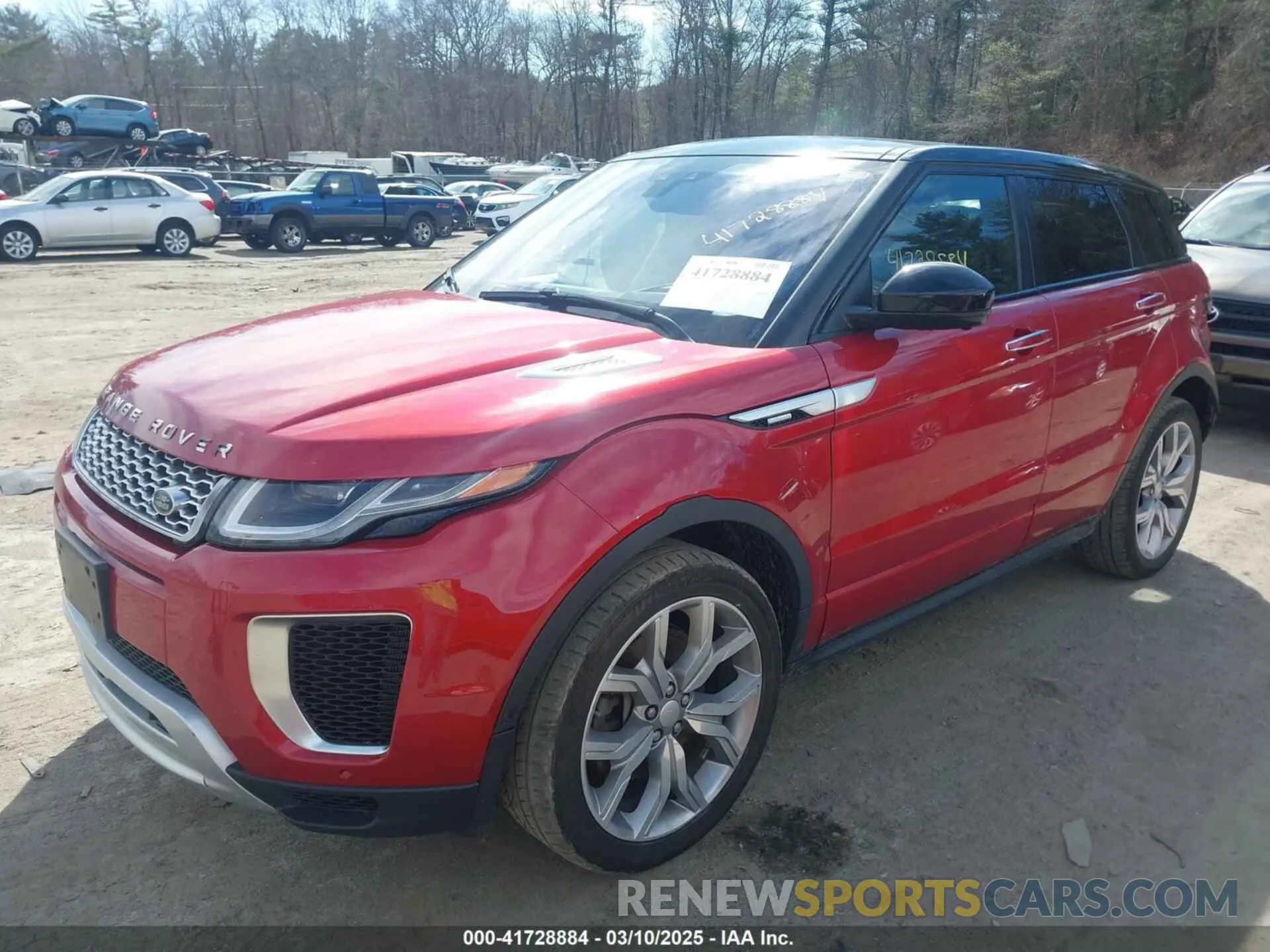 2 Photograph of a damaged car SALVE2SX7KH344113 LAND ROVER RANGE ROVER EVOQUE 2019