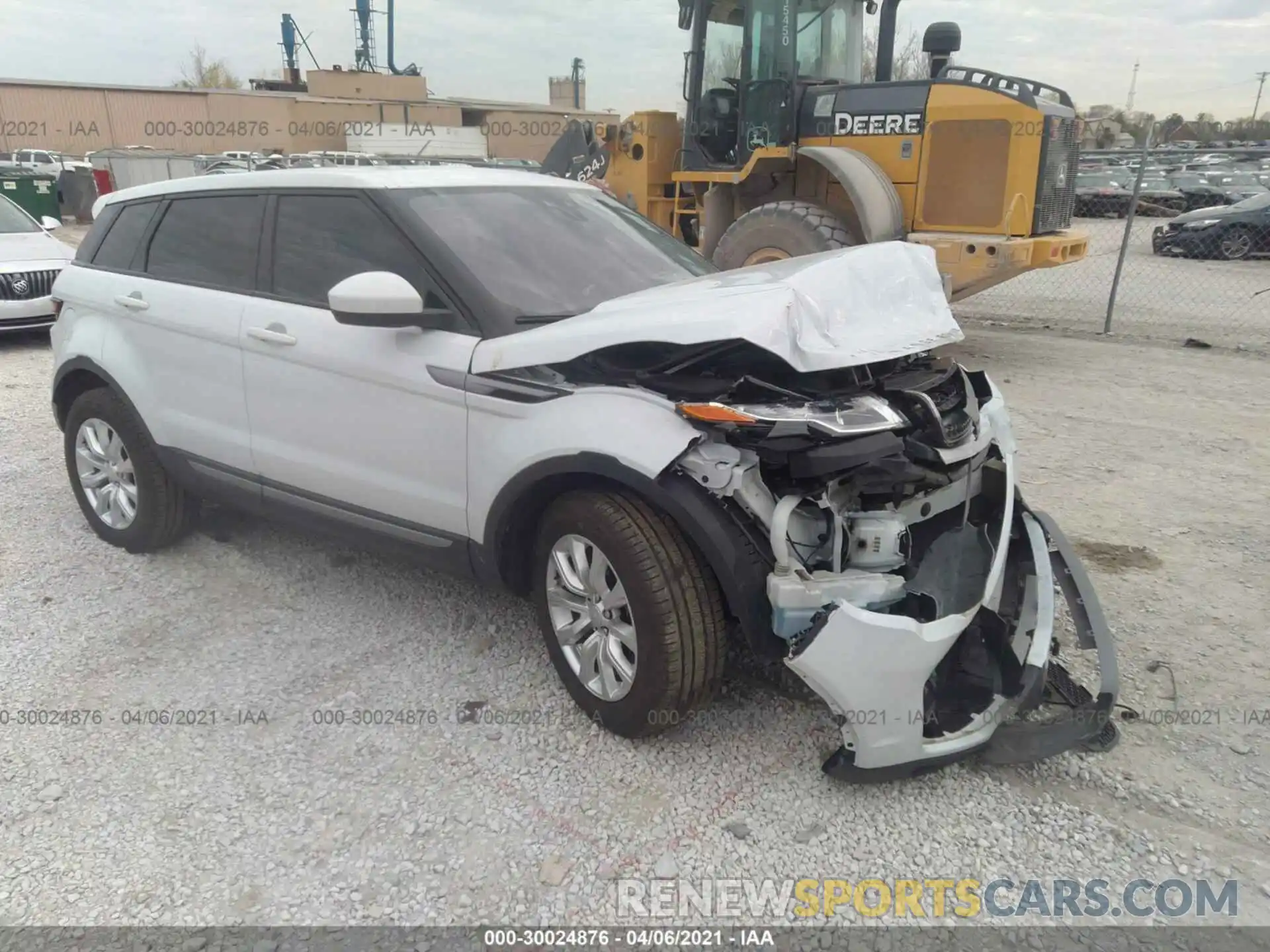 1 Photograph of a damaged car SALVP2RX0KH348763 LAND ROVER RANGE ROVER EVOQUE 2019