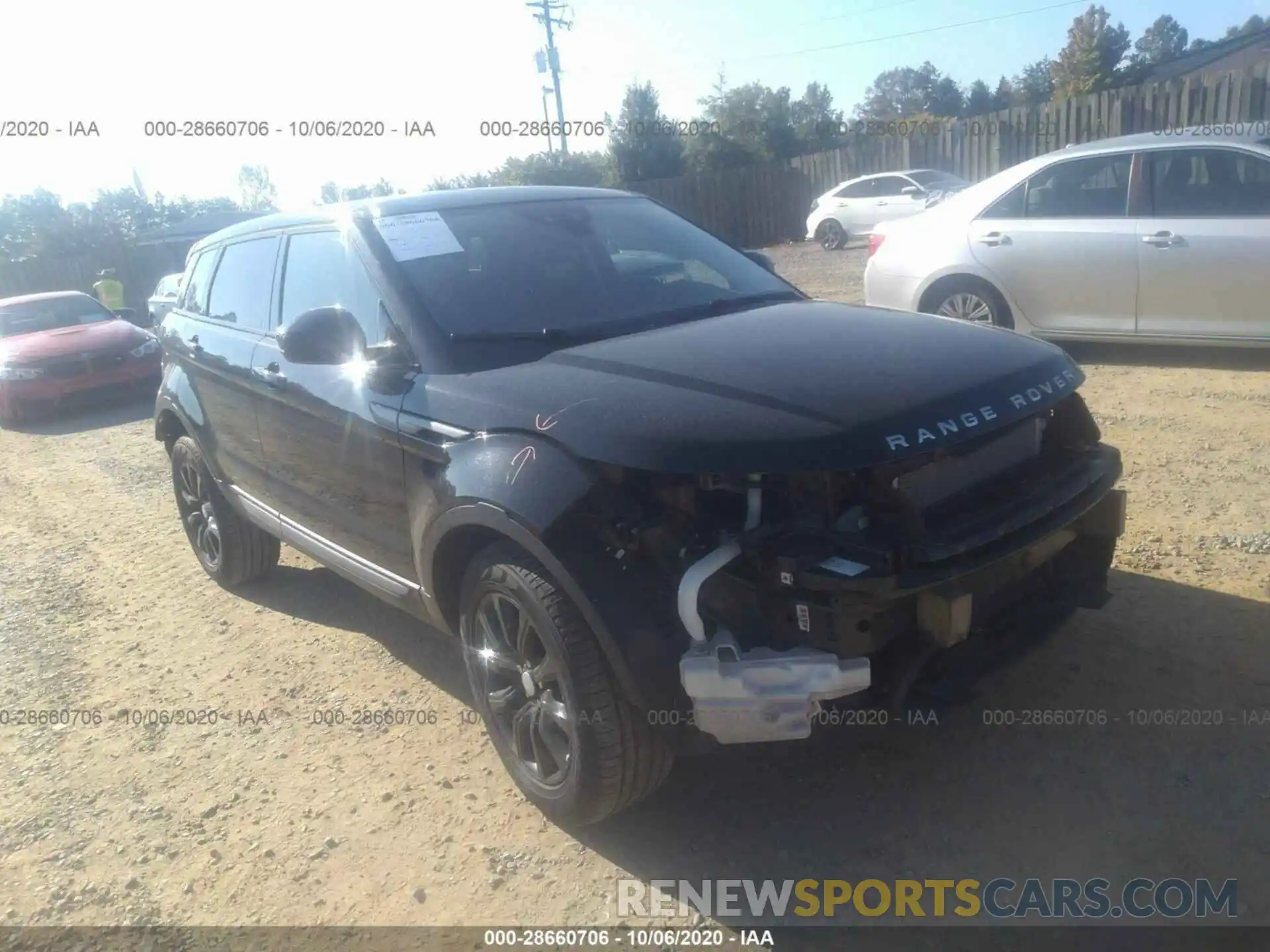 1 Photograph of a damaged car SALVP2RX9KH345036 LAND ROVER RANGE ROVER EVOQUE 2019