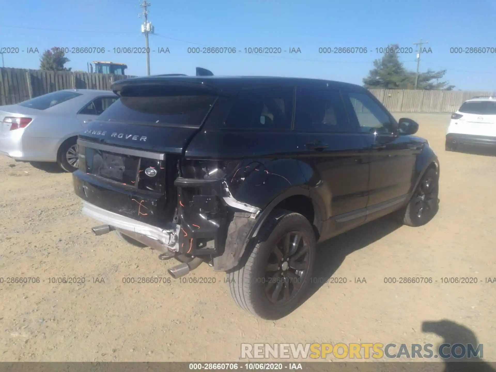 4 Photograph of a damaged car SALVP2RX9KH345036 LAND ROVER RANGE ROVER EVOQUE 2019