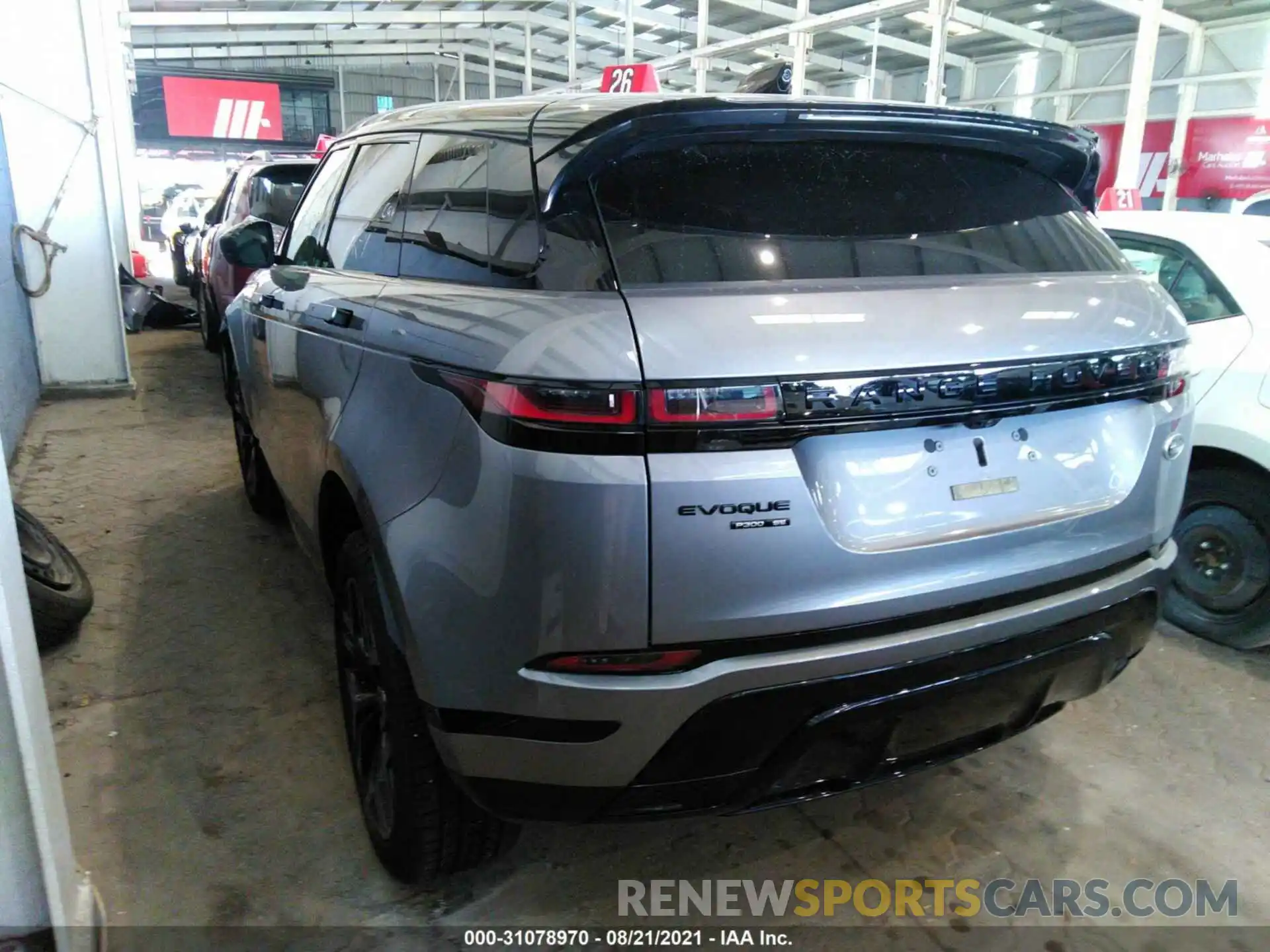 3 Photograph of a damaged car 000ZL2GXXLH040937 LAND ROVER RANGE ROVER EVOQUE 2020