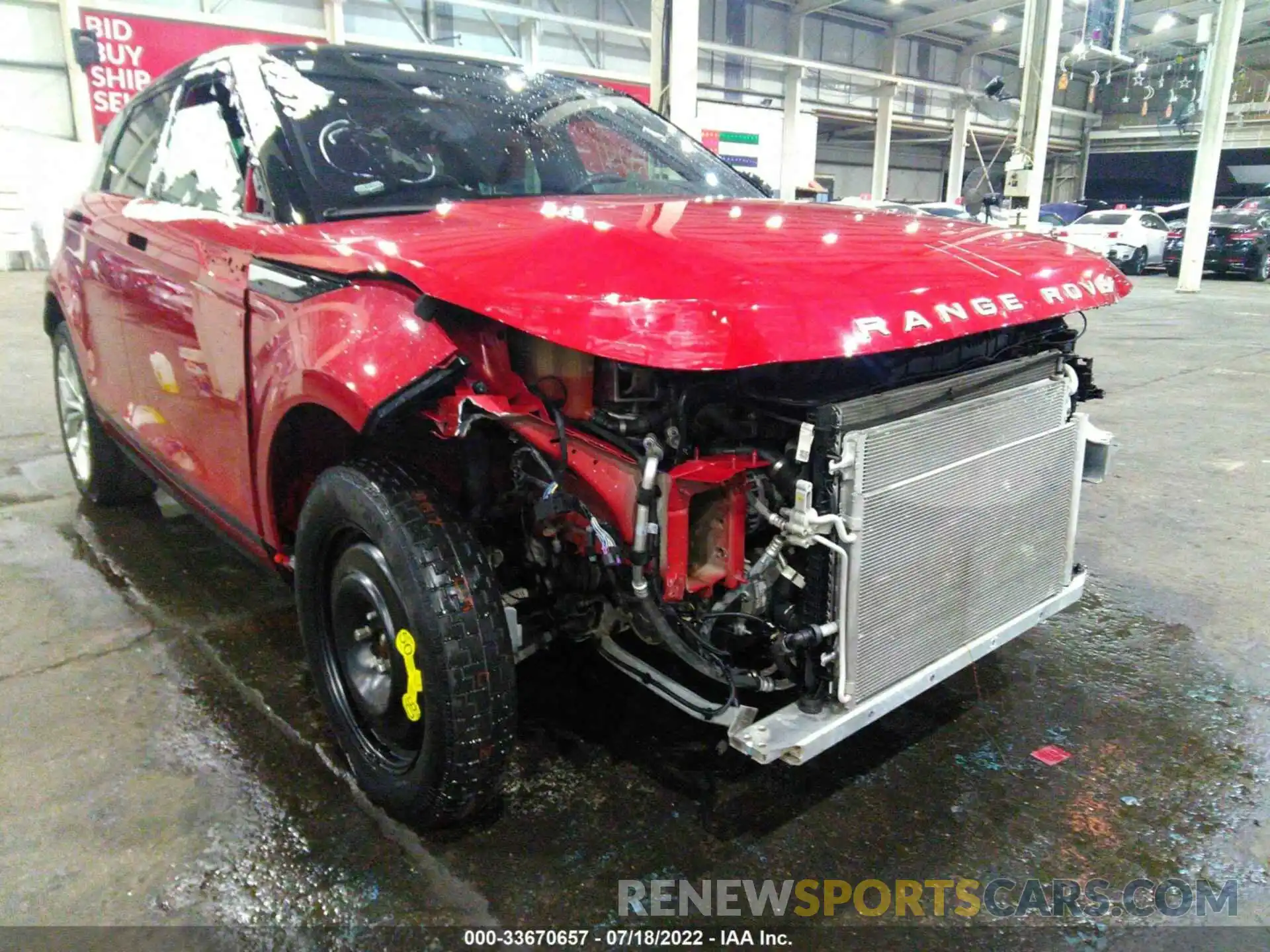 6 Photograph of a damaged car 00LZP2FX2LH028920 LAND ROVER RANGE ROVER EVOQUE 2020