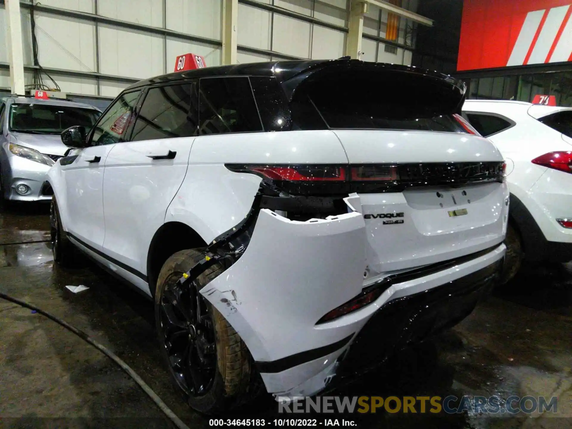 3 Photograph of a damaged car 00LZP2FX4LH112415 LAND ROVER RANGE ROVER EVOQUE 2020