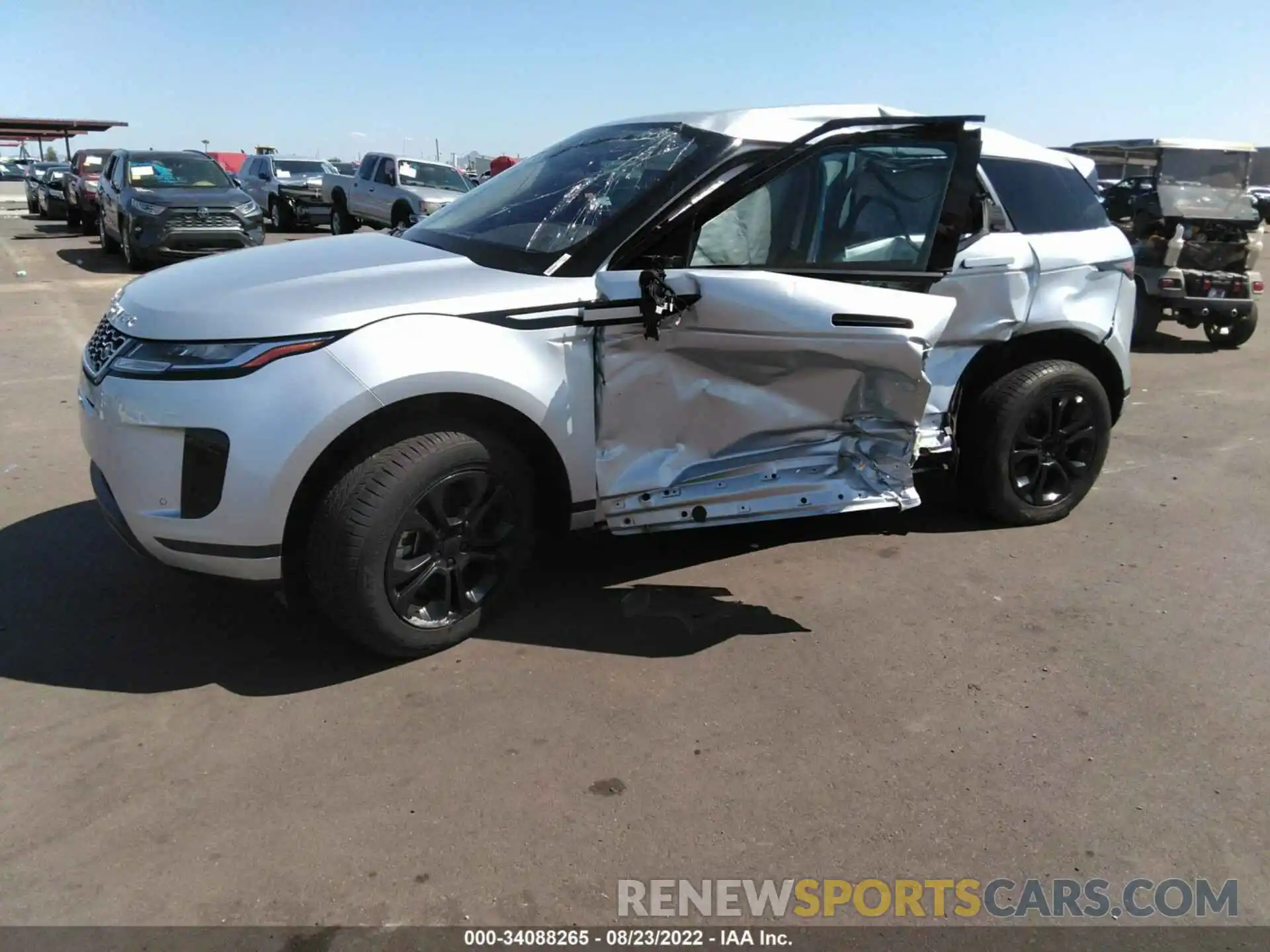 2 Photograph of a damaged car SALZJ2FX2LH048201 LAND ROVER RANGE ROVER EVOQUE 2020