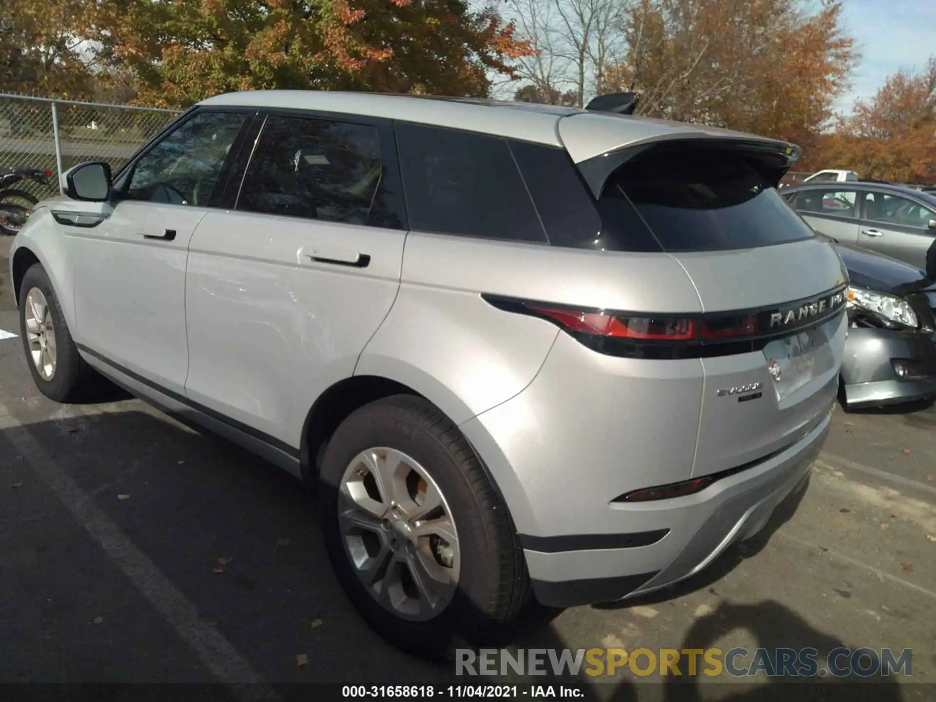 3 Photograph of a damaged car SALZJ2FX3LH101844 LAND ROVER RANGE ROVER EVOQUE 2020