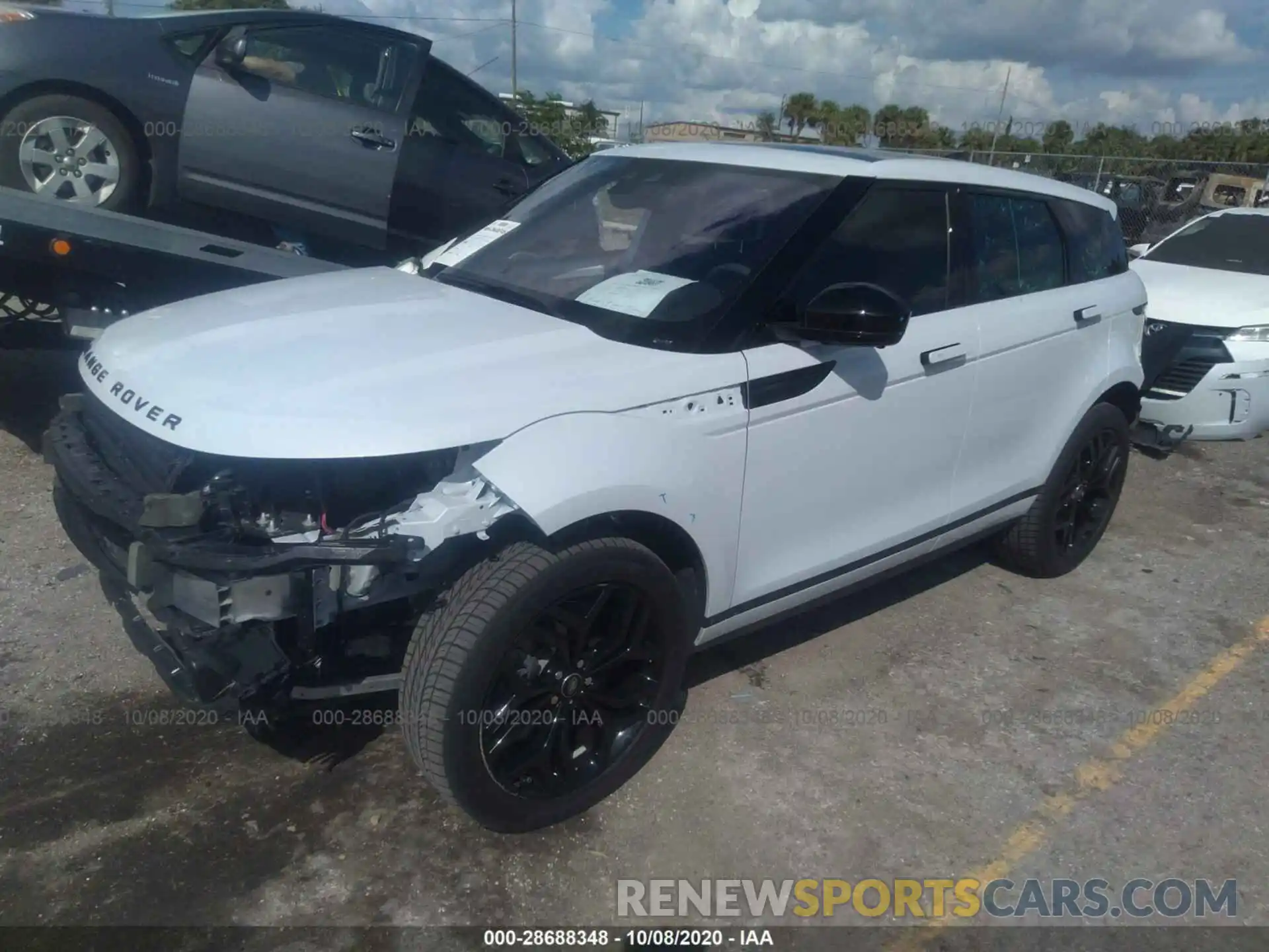 2 Photograph of a damaged car SALZJ2FX4LH039404 LAND ROVER RANGE ROVER EVOQUE 2020