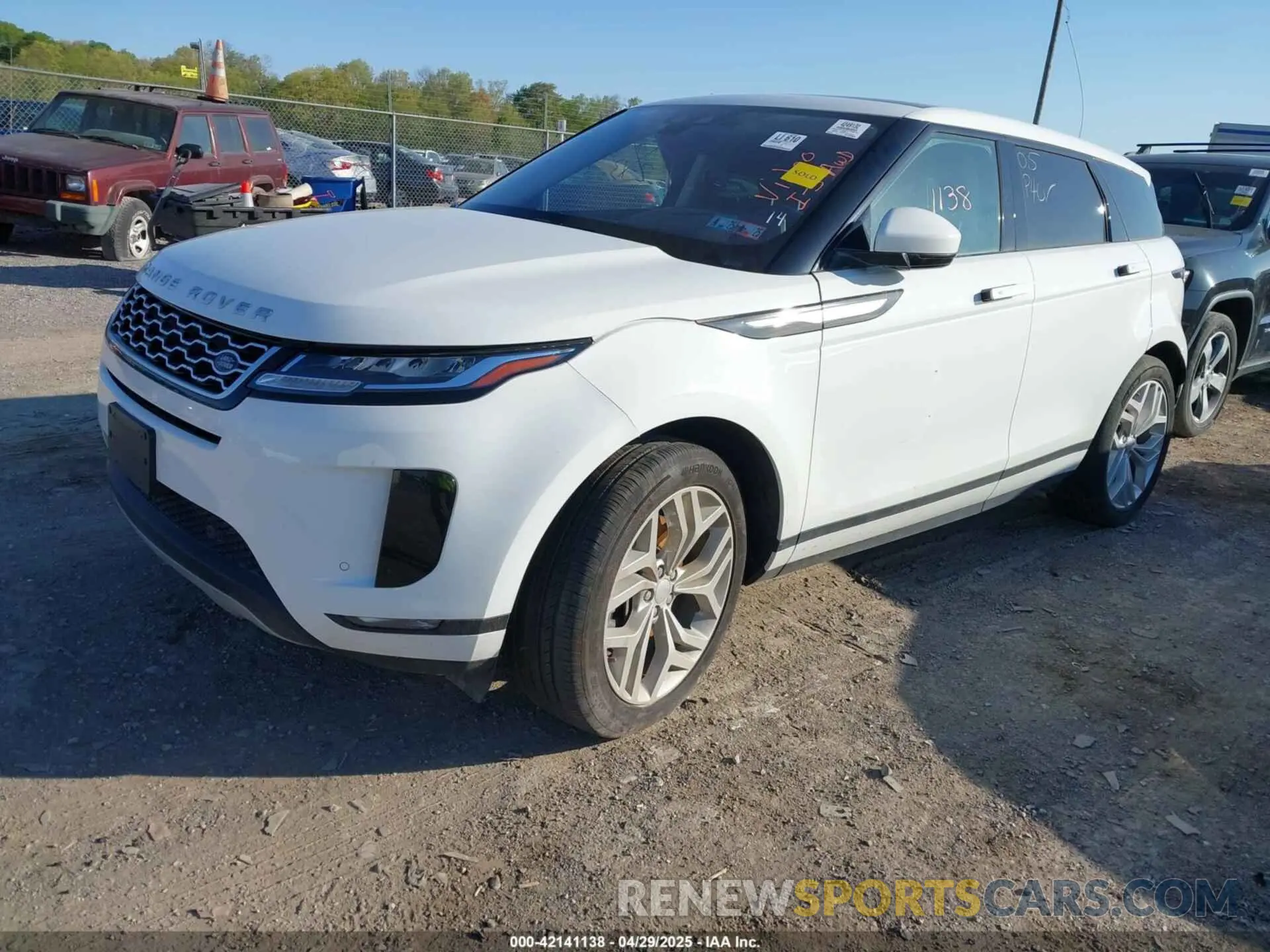 2 Photograph of a damaged car SALZJ2FX4LH119219 LAND ROVER RANGE ROVER EVOQUE 2020
