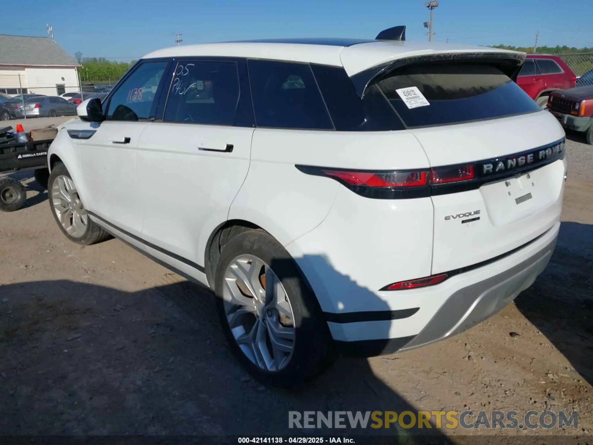 3 Photograph of a damaged car SALZJ2FX4LH119219 LAND ROVER RANGE ROVER EVOQUE 2020
