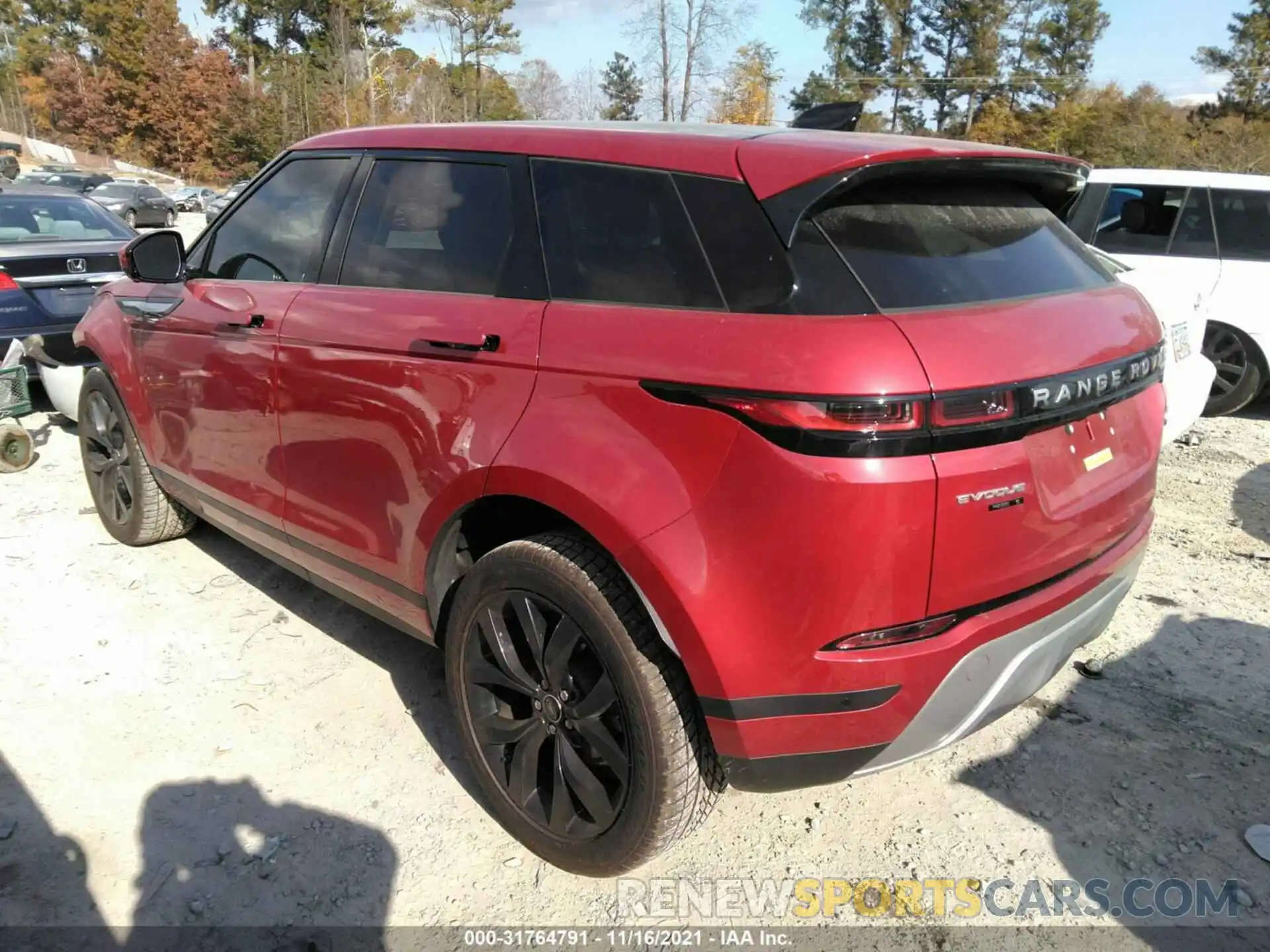 3 Photograph of a damaged car SALZJ2FX5LH038312 LAND ROVER RANGE ROVER EVOQUE 2020