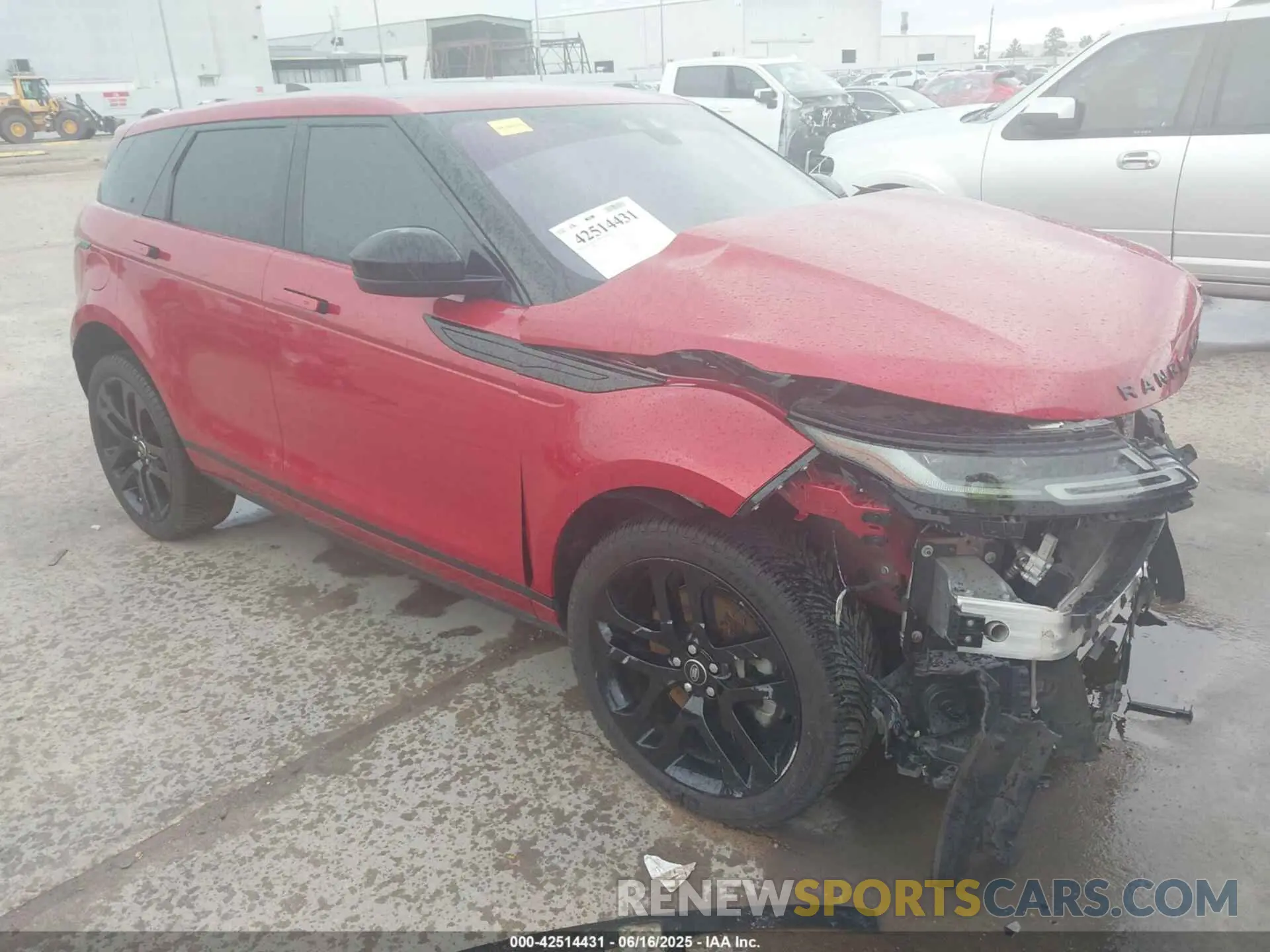 1 Photograph of a damaged car SALZJ2FX6LH018148 LAND ROVER RANGE ROVER EVOQUE 2020