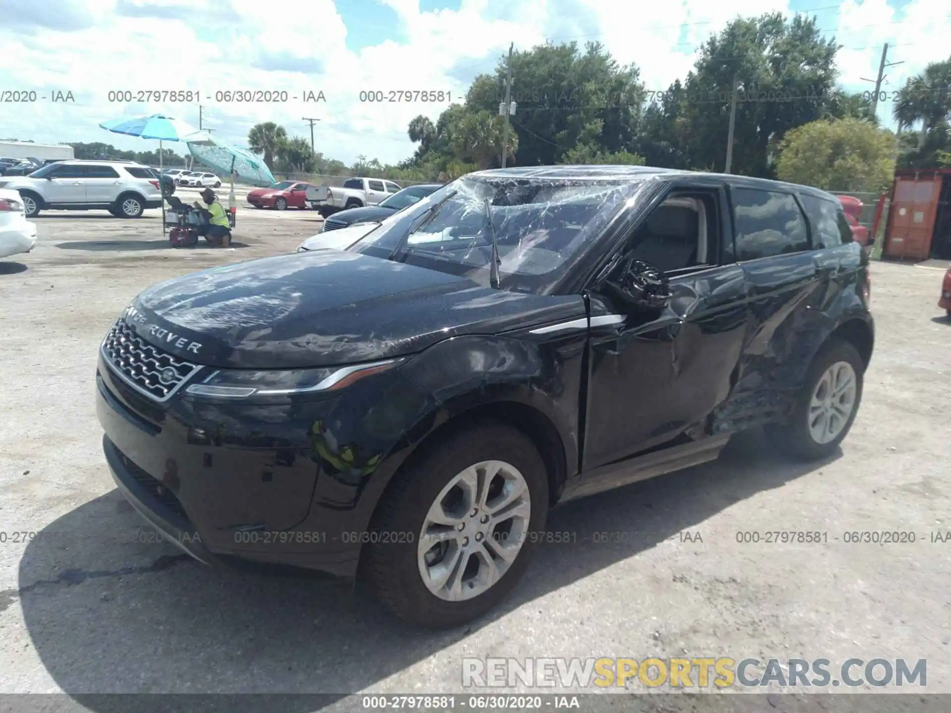 2 Photograph of a damaged car SALZJ2FX7LH042992 LAND ROVER RANGE ROVER EVOQUE 2020