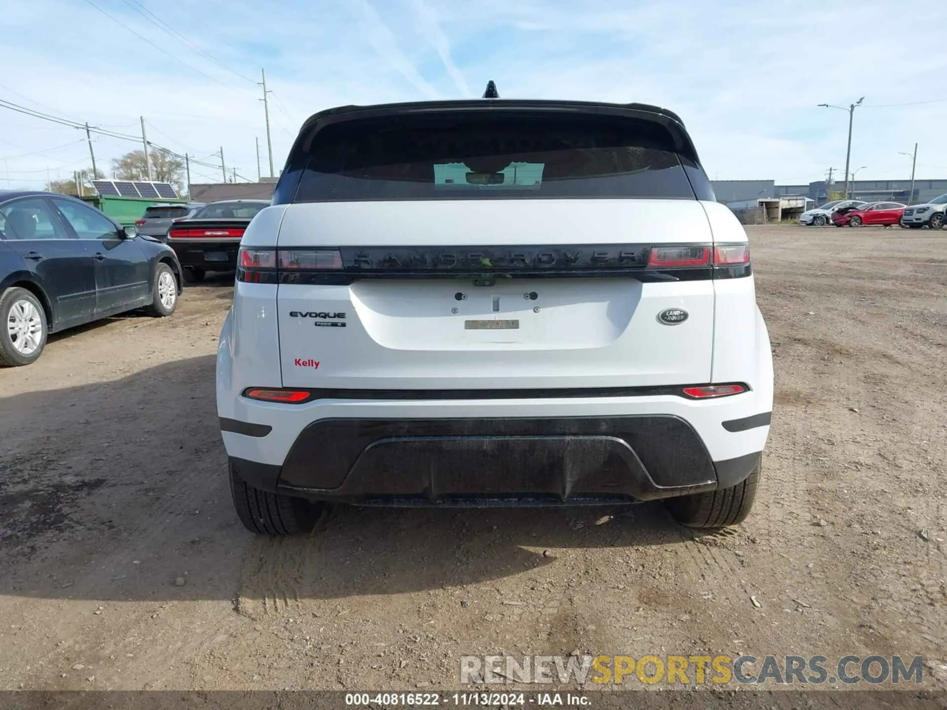 16 Photograph of a damaged car SALZJ2FX7LH056553 LAND ROVER RANGE ROVER EVOQUE 2020