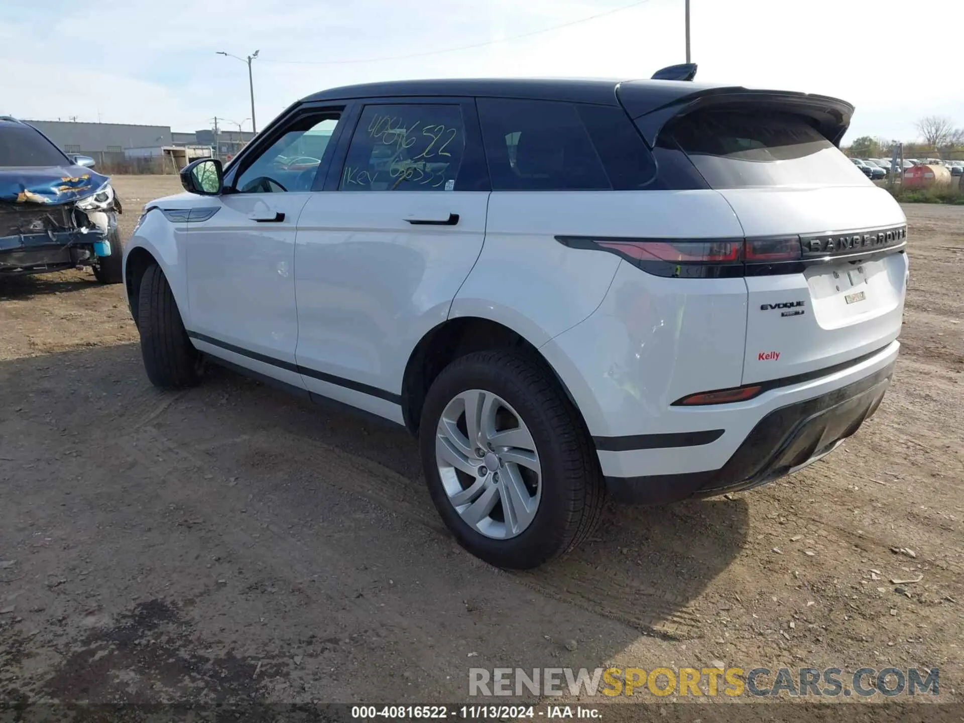 3 Photograph of a damaged car SALZJ2FX7LH056553 LAND ROVER RANGE ROVER EVOQUE 2020